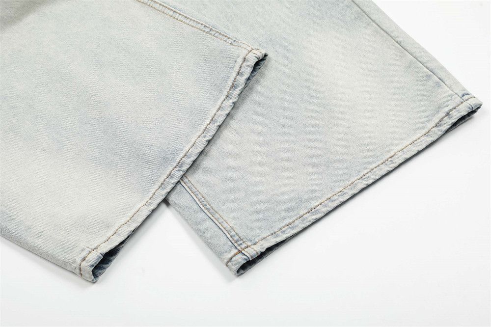 Japanese Brand × Jean American cleanfit retro loose washed distressed jeans Size US 32 / EU 48 - 5 Thumbnail