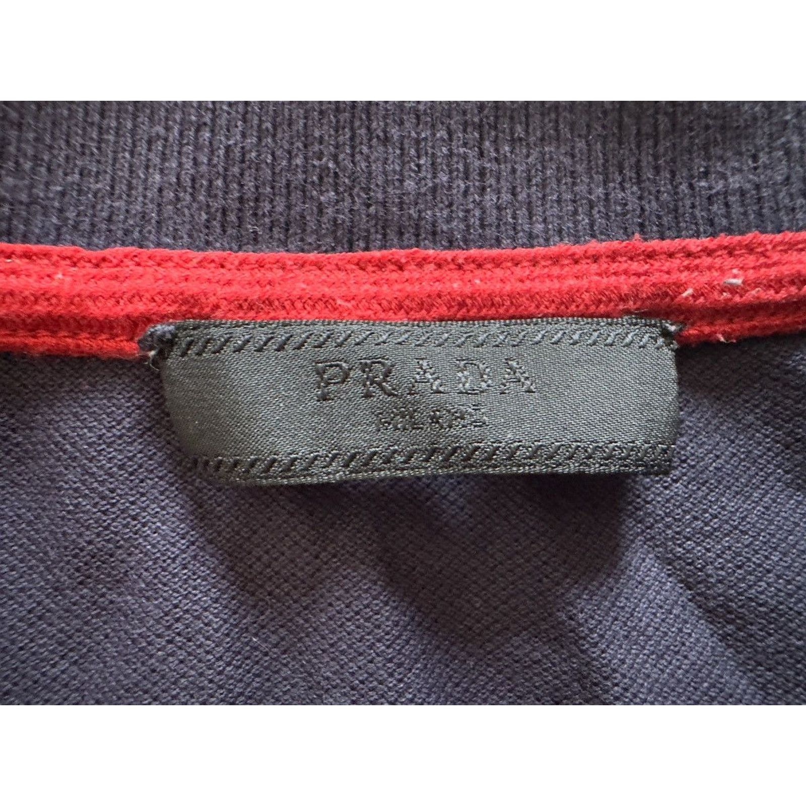 Prada Vintage Prada Classic Polo Shirt Size M Size US M / EU 48-50 / 2 - 2 Thumbnail