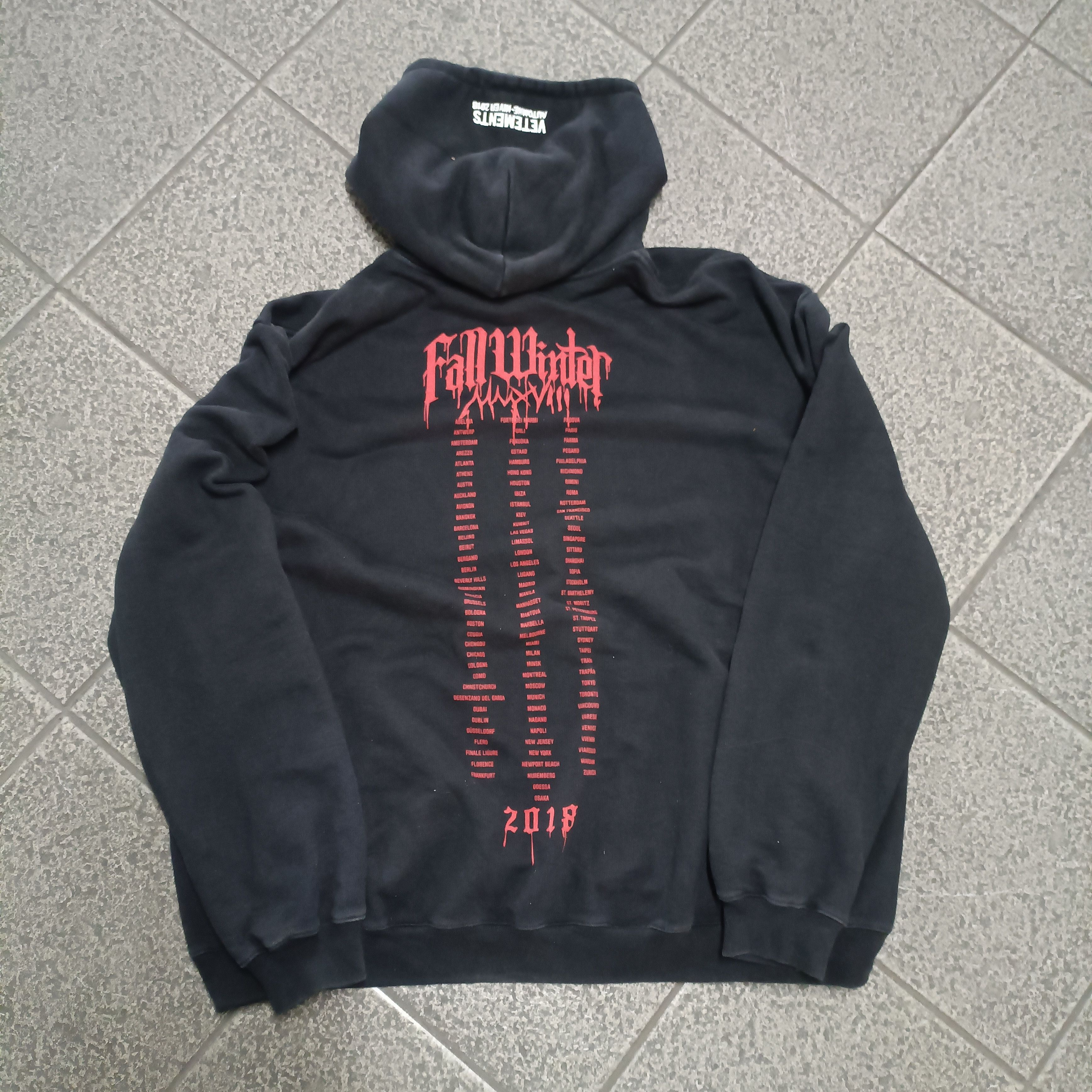 Vetements Vetement heavy metal tour logo hoodie rare Size US S / EU 44-46 / 1 - 3 Thumbnail