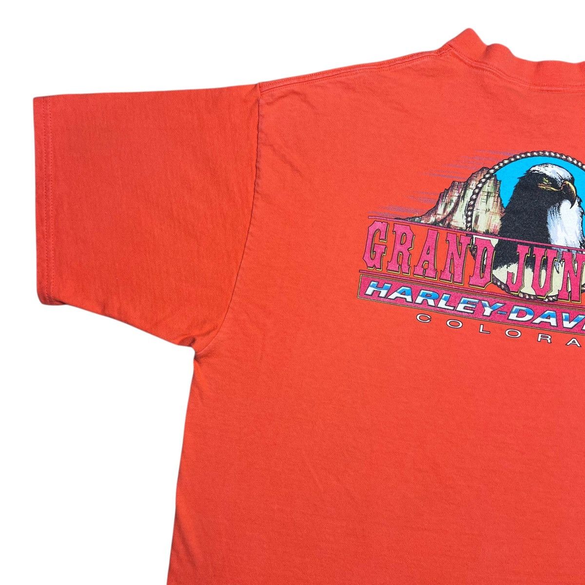 Harley Davidson × Vintage 2000s Harley Davidson Motorcycles Grand Junction Graphic Tee Size US XXL / EU 58 / 5 - 12 Thumbnail