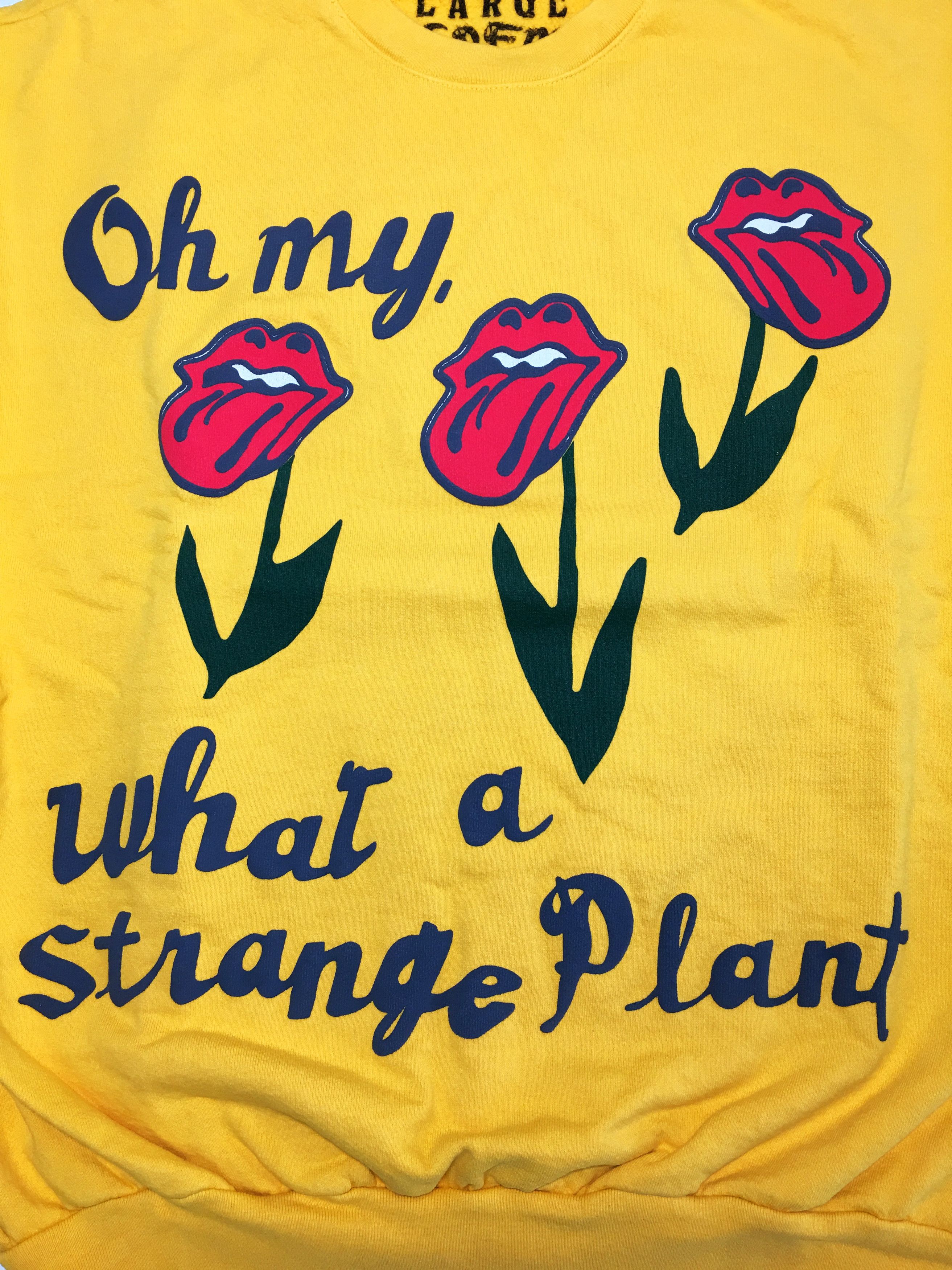 Cactus Plant Flea Market Cactus Plant Flea Market Rolling Stones Tour Crewneck Gold Size US L / EU 52-54 / 3 - 2 Thumbnail