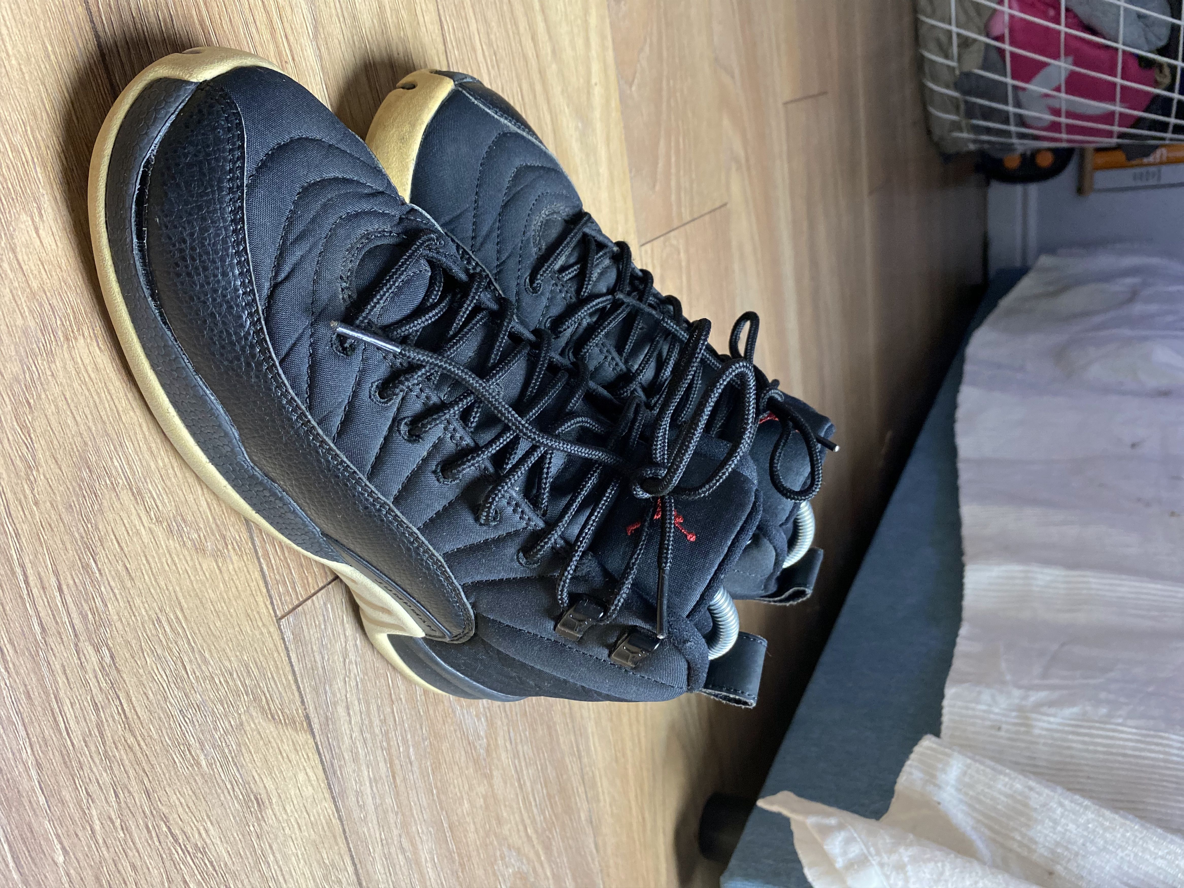 Jordan Brand Nike Jordan 12 Retro Nylon sneakers KIDS Size US 6 / EU 39 - 1 Thumbnail