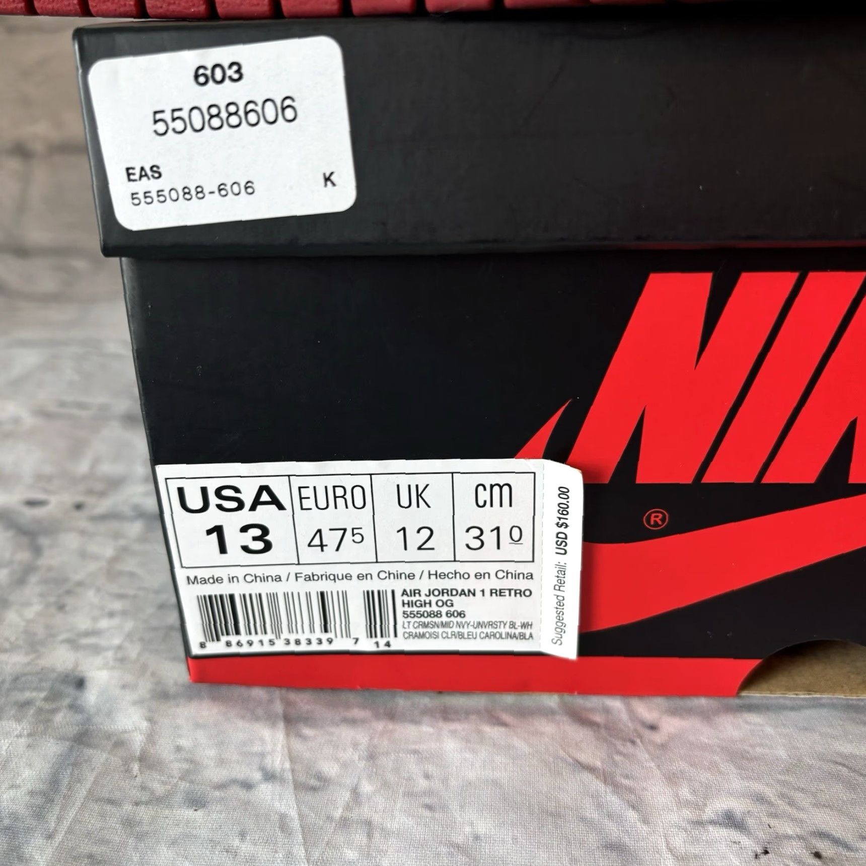 Nike Nike Air Jordan 1 Retro High Snakeskin Black Red Bred 819176-001 w/ Box Sz 13 Size US 13 / EU 46 - 2 Thumbnail