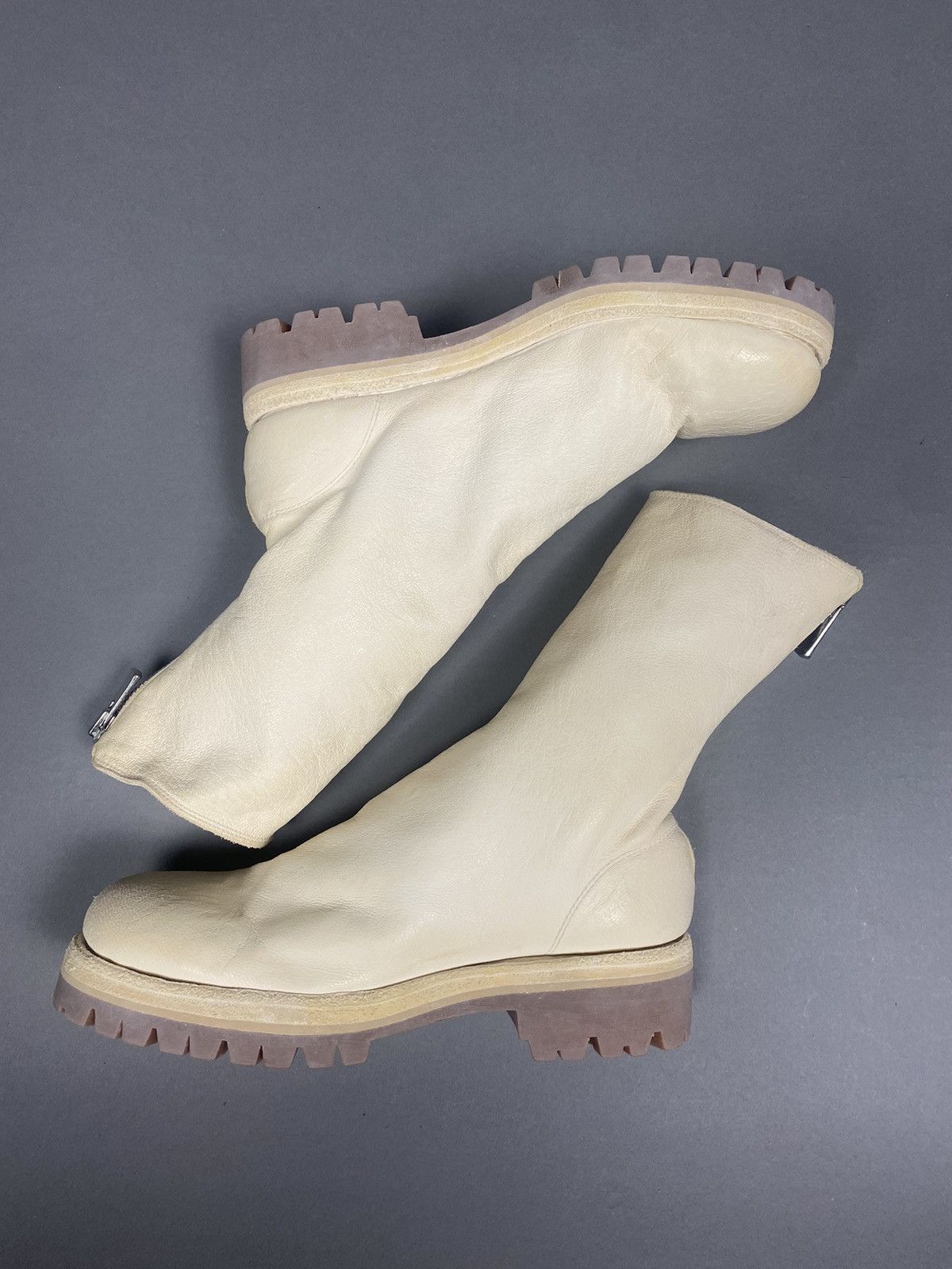 Guidi Guidi backzip white boots Size US 7 / IT 37 - 3 Thumbnail