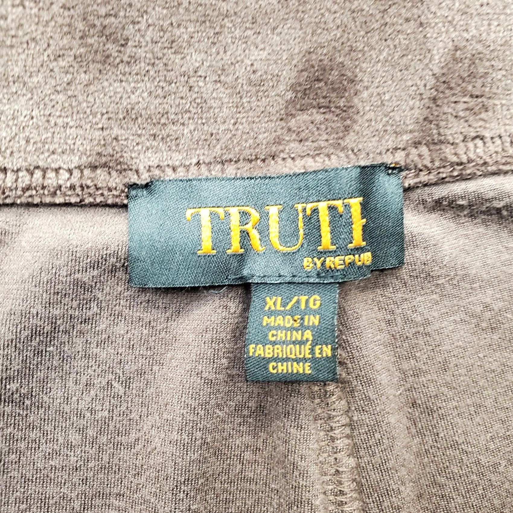 New Republic Republic Lounge Pants Womens XL Brown Velour Elastic Waist Drawstring Pants Size 40" / US 18 - 7 Thumbnail