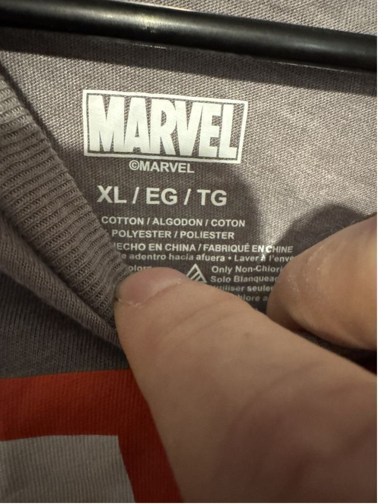 Marvel Comics Marvel Long Sleeve T-shirt Men Size Extra Large Gray Size US XL / EU 56 / 4 - 3 Thumbnail