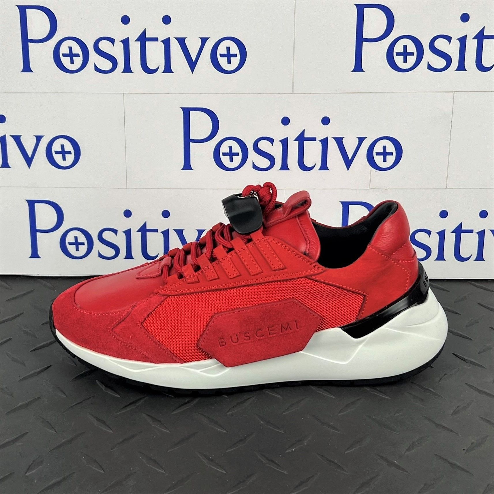 Buscemi Buscemi Run 2 Red Suede Low Top Sneakers US 7 SAMPLE Size US 7 / IT 37 - 1 Thumbnail