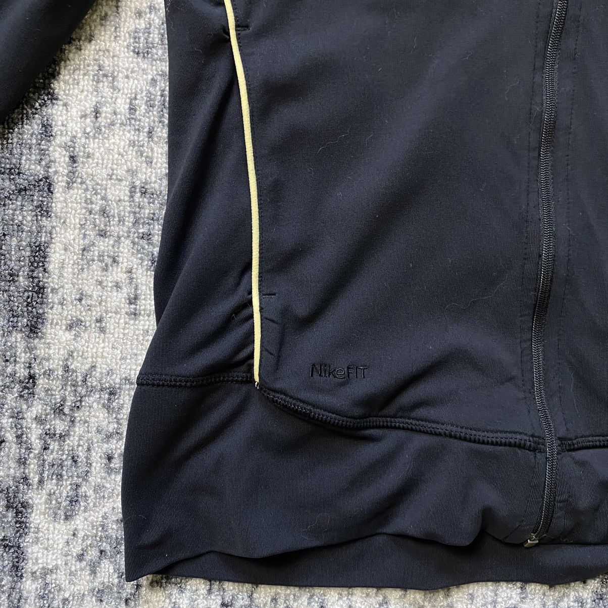 Nike × Vintage Vintage Nike Zip Up Sweatshirt Drill Gold Swoosh Y2K 90s Size M / US 6-8 / IT 42-44 - 3 Thumbnail