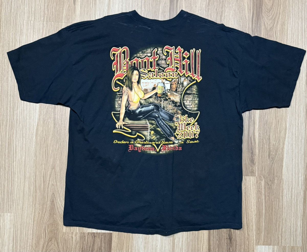 Other Vintage Y2K Boothill Saloon 2007 T Shirt 3XL Biker Cycle Size US XXL / EU 58 / 5 - 2 Thumbnail