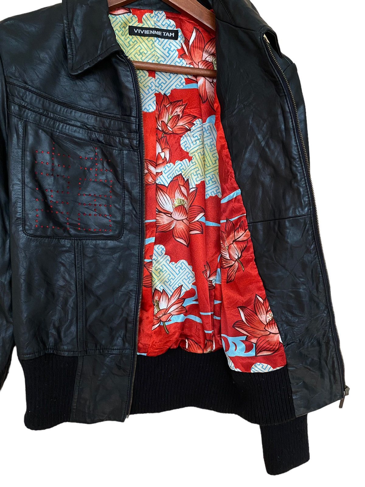 Vivienne Tam Vintage Brand Vivienne Tam Leather Jacket 2000s Size US S / EU 44-46 / 1 - 4 Thumbnail