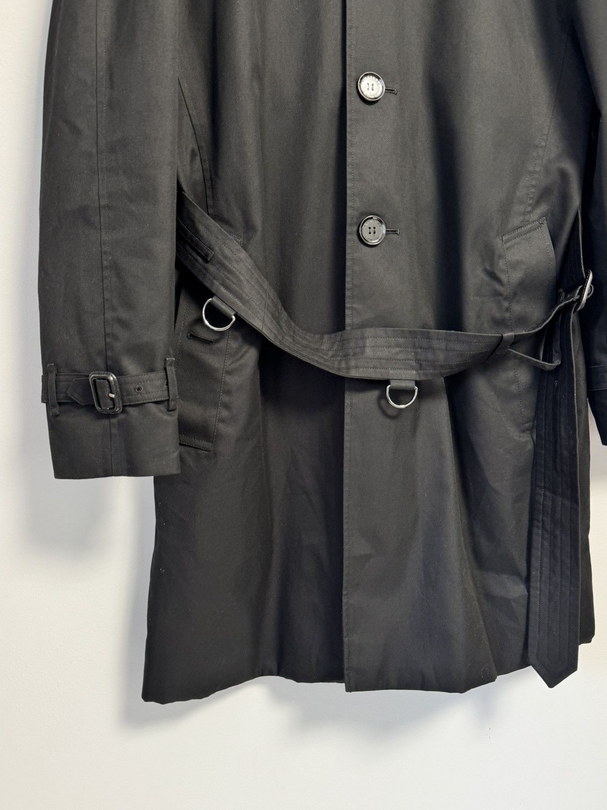 Burberry Burberry Trench Coat Luxury Monogram Black Nova Check Size US L / EU 52-54 / 3 - 7 Thumbnail