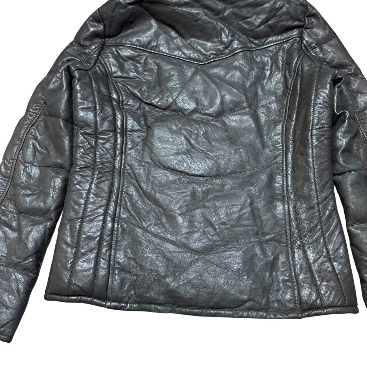 AZ by junhashimoto Az Junhashimoto Lamb Leather Puffer Jacket Size US M / EU 48-50 / 2 - 10 Thumbnail
