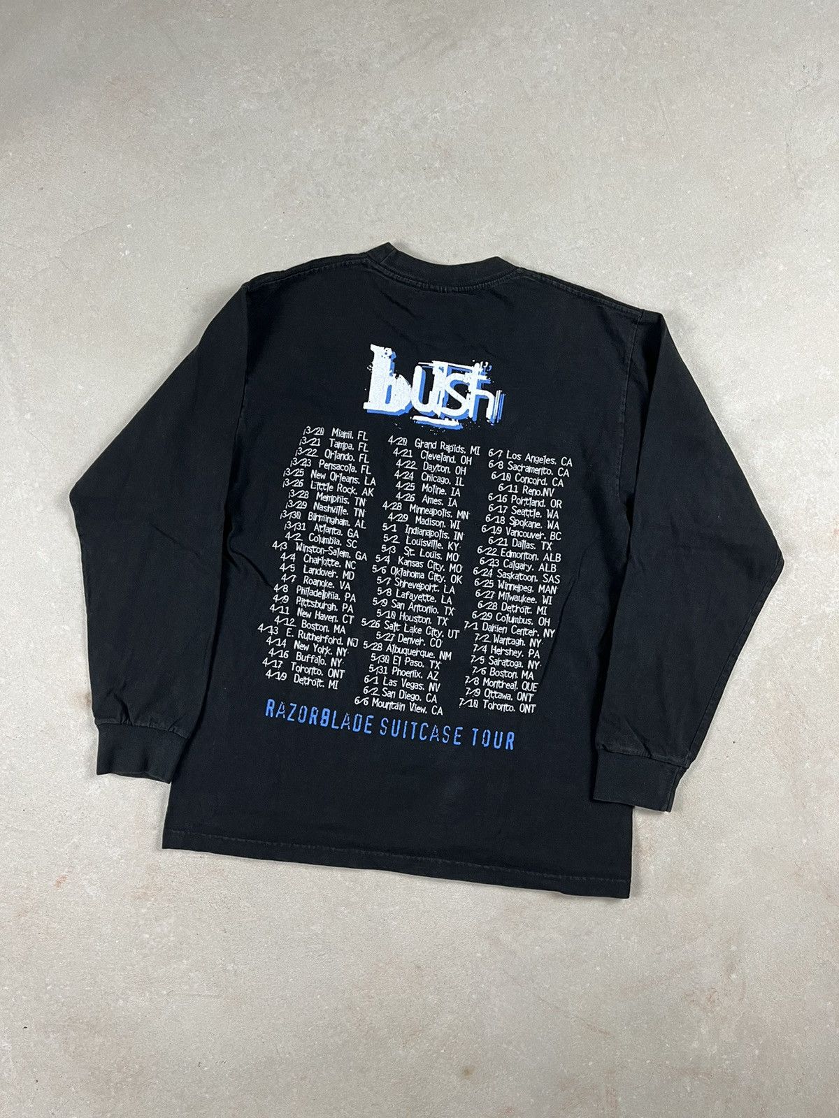 Band Tees Vintage 1997 Bush Razorblade Suitcase Tour Tee Medium Size US M / EU 48-50 / 2 - 2 Thumbnail