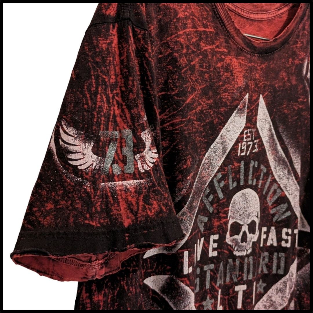 Affliction Reversible AFFLICTION Standard Dry Goods Eagle T-shirt Men L Size US L / EU 52-54 / 3 - 6 Thumbnail