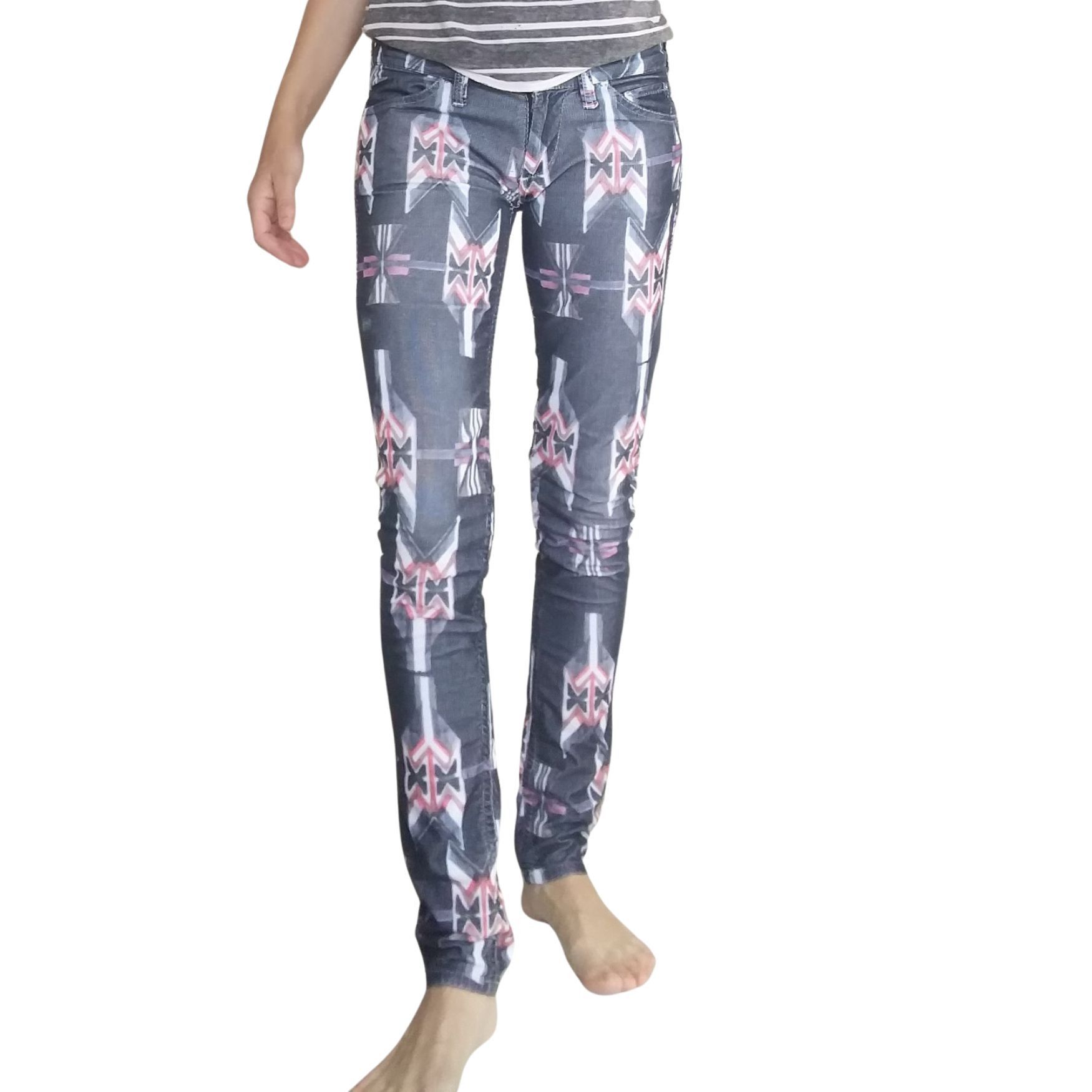 Isabel Marant multicolor light corduroy jeans Size 24" / US 00 / IT 34 - 2 Thumbnail