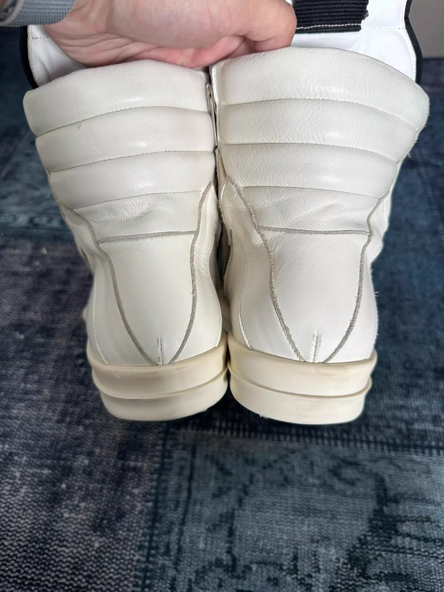 Rick Owens Rick Owens Mainline White Inverted Triangle 44 Size US 11 / EU 44 - 6 Thumbnail