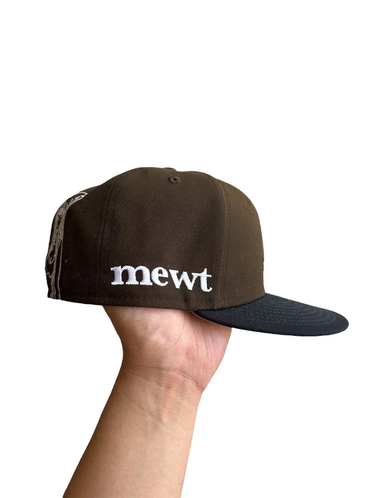 mewt Mewt Walnut Navy New Era 59Fifty Fitted Hat Size ONE SIZE - 4 Thumbnail