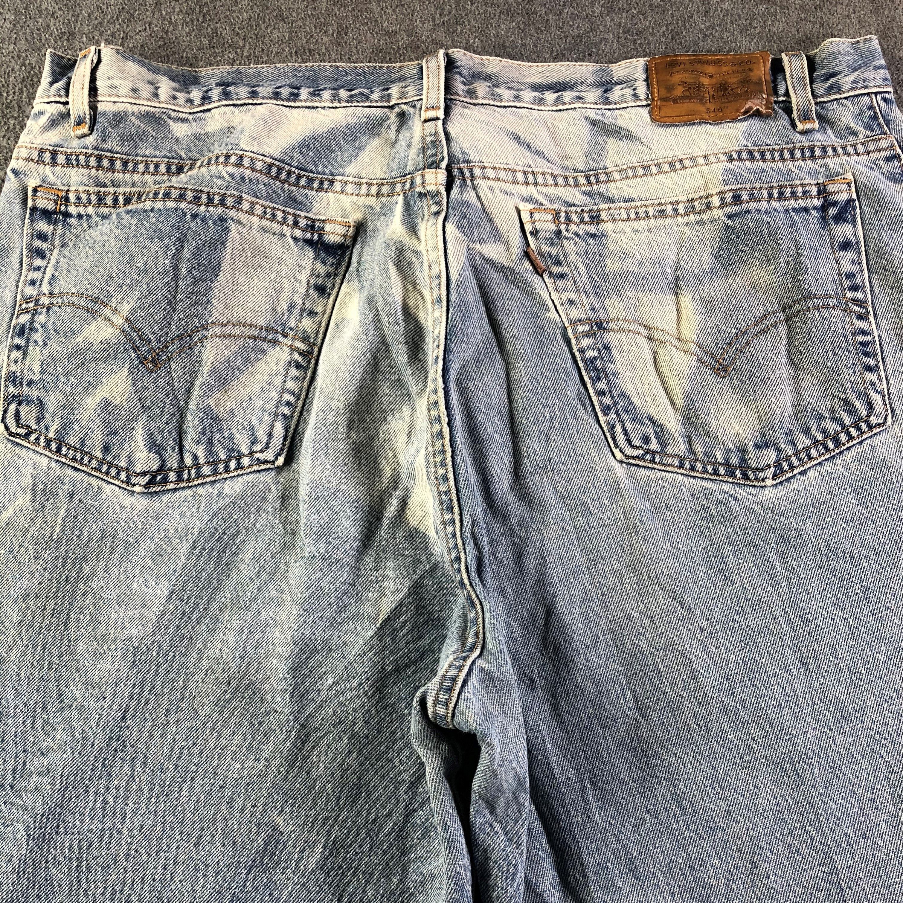 Levi's Vintage 90s Blue Wash Levis 540 Jeans-J4232 Size US 41 - 4 Thumbnail
