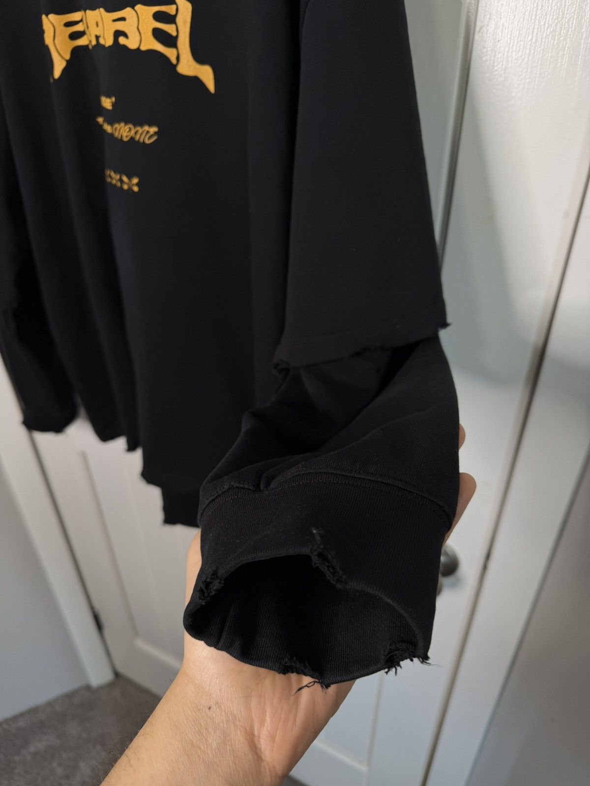 Other Relabel Mock TwoPieceDistressedSweatshirtSizeSmallOversized Size US S / EU 44-46 / 1 - 4 Thumbnail