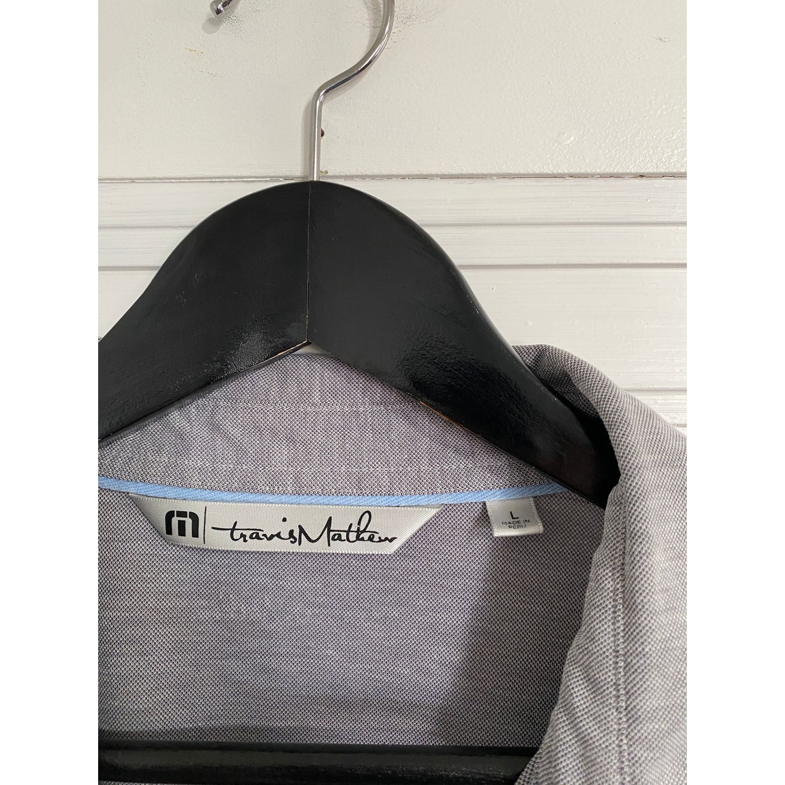 TravisMathew TravisMathew TPC Twin Cities Dark Gray Golf Polo Men's Sz L Size US L / EU 52-54 / 3 - 3 Thumbnail