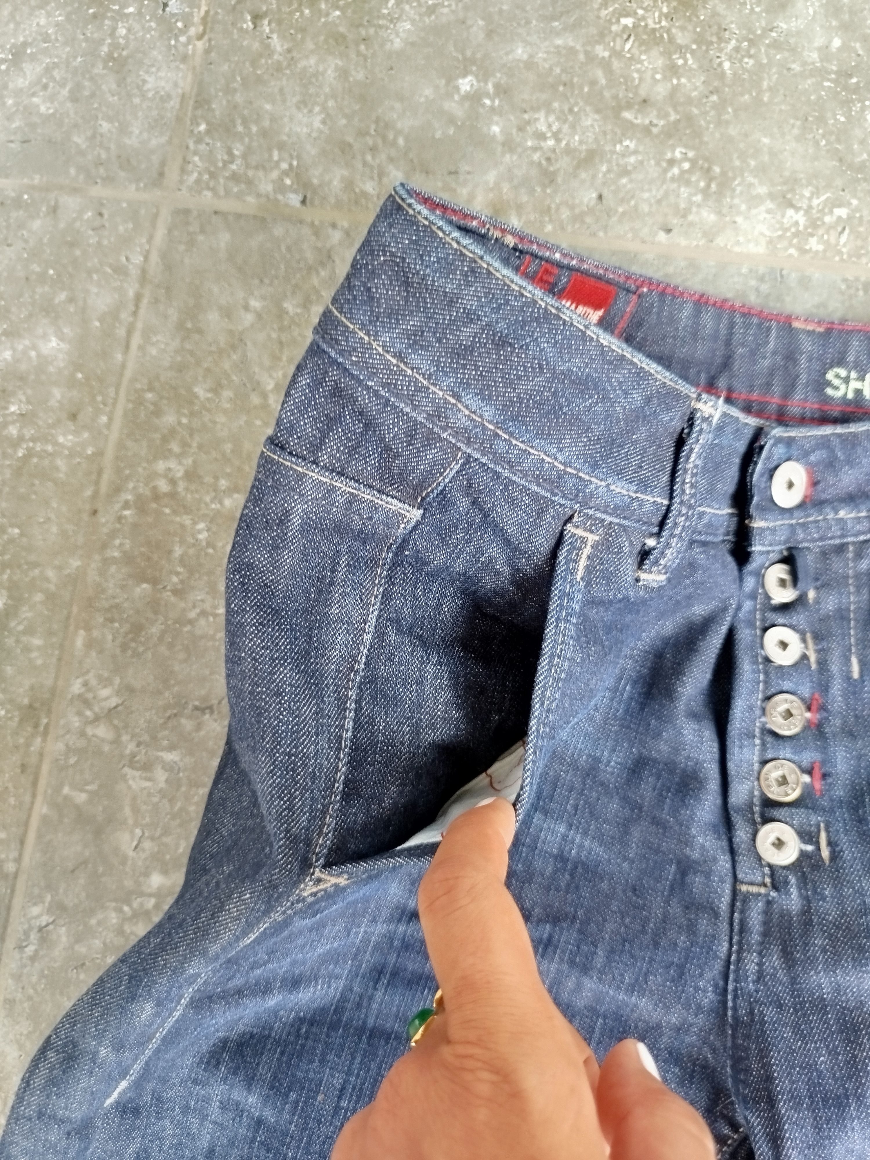 Marithe + Francois Girbaud Jeans Capri Boyfriend Demin Vintage Y2K Size 27/S Size 27" / US 4 / IT 40 - 5 Thumbnail