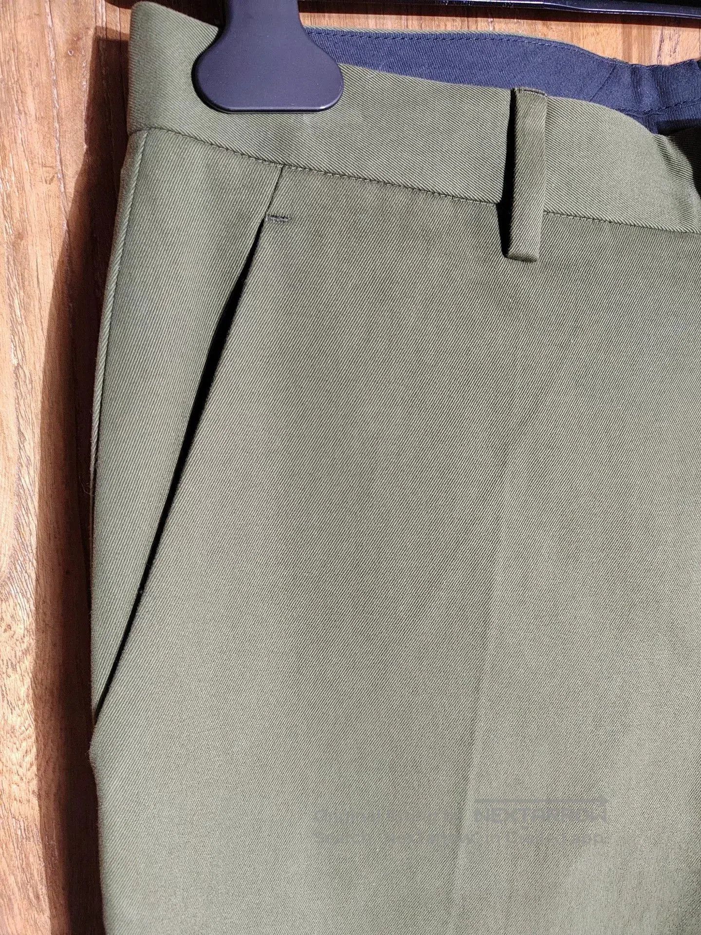 Soe Casual Olive Green Cotton Pants for Fall. Size US 30 / EU 46 - 2 Thumbnail