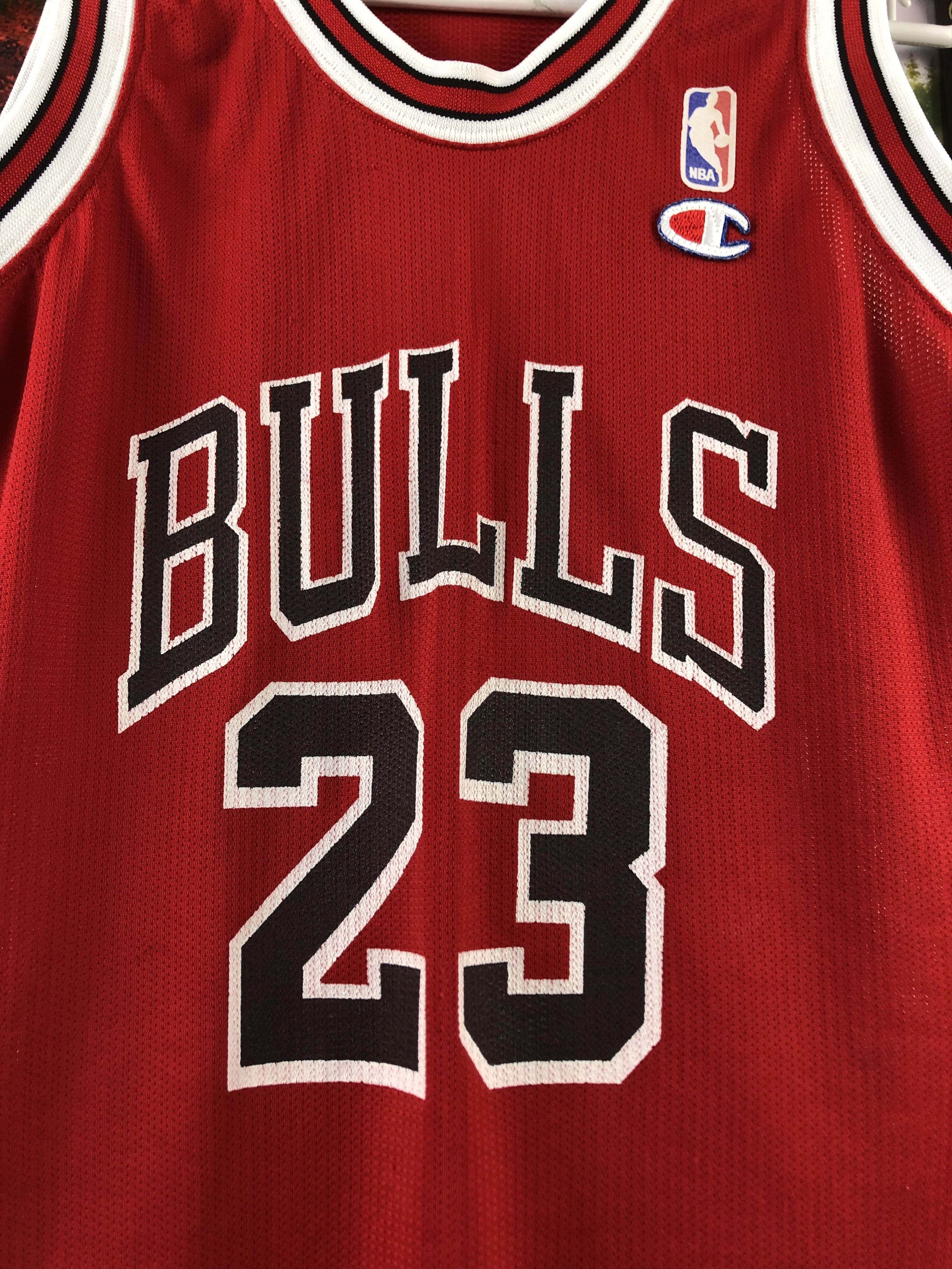 Champion Vintage Chicago Bulls Jordan Jersey Shirt Boys Kids 7-8 Size US XXS / EU 40 - 5 Thumbnail