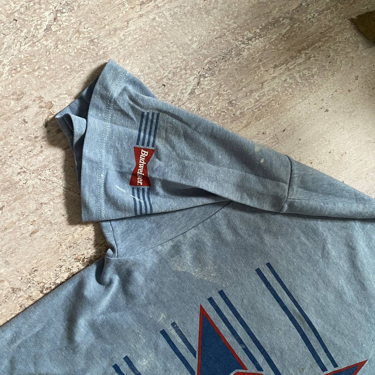 Budweiser VINTAGE 90S 1996 BUDWEISER THRASHED AMAZING RARE TEE 287 Size US XL / EU 56 / 4 - 5 Thumbnail