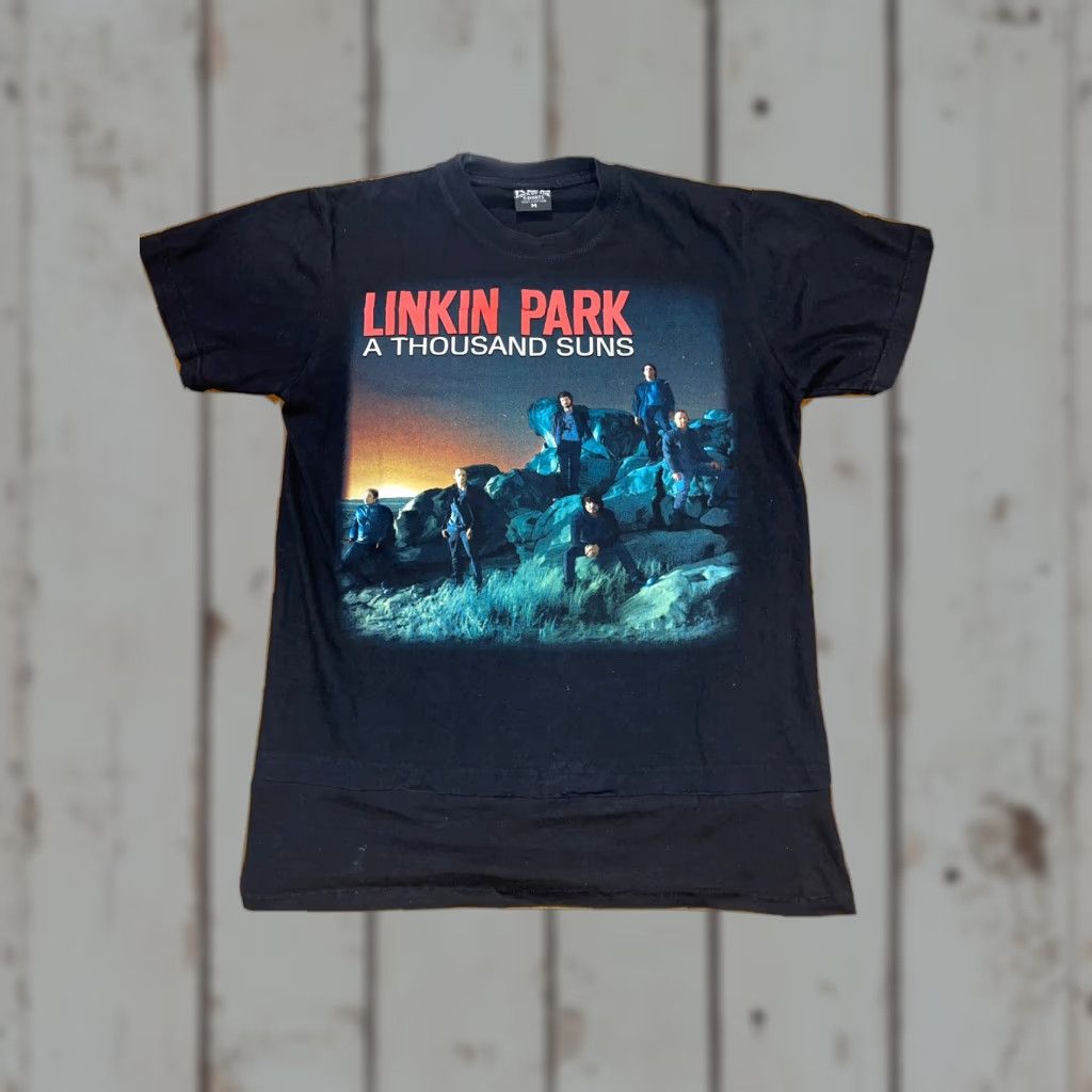 Vintage VINTAGE Linkin Park World Tour T-Shirt Black M Unisex Adults Graphic Print Band 2000s 2010s Mens Womens Size US M / EU 48-50 / 2 - 1 Thumbnail