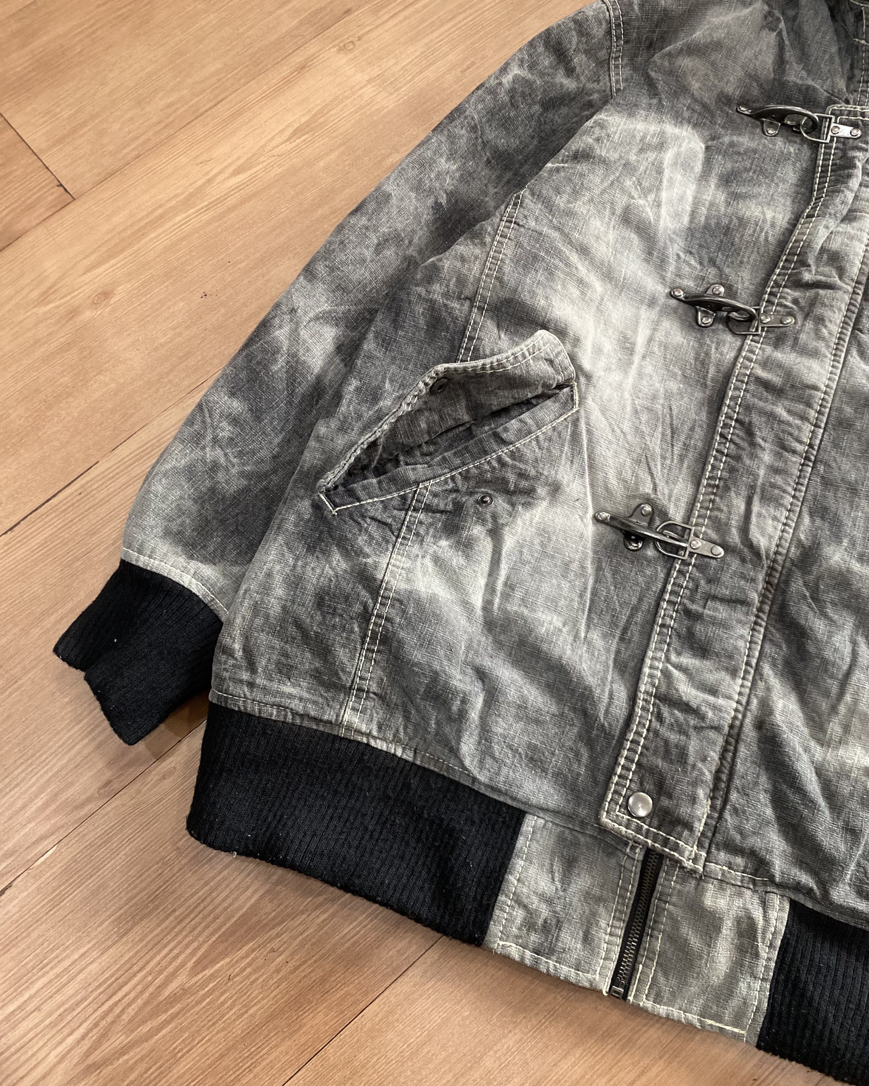 If Six Was Nine 2000s Blue s Washed Fur - Vkei Gothic Vibes Size US XL / EU 56 / 4 - 3 Thumbnail