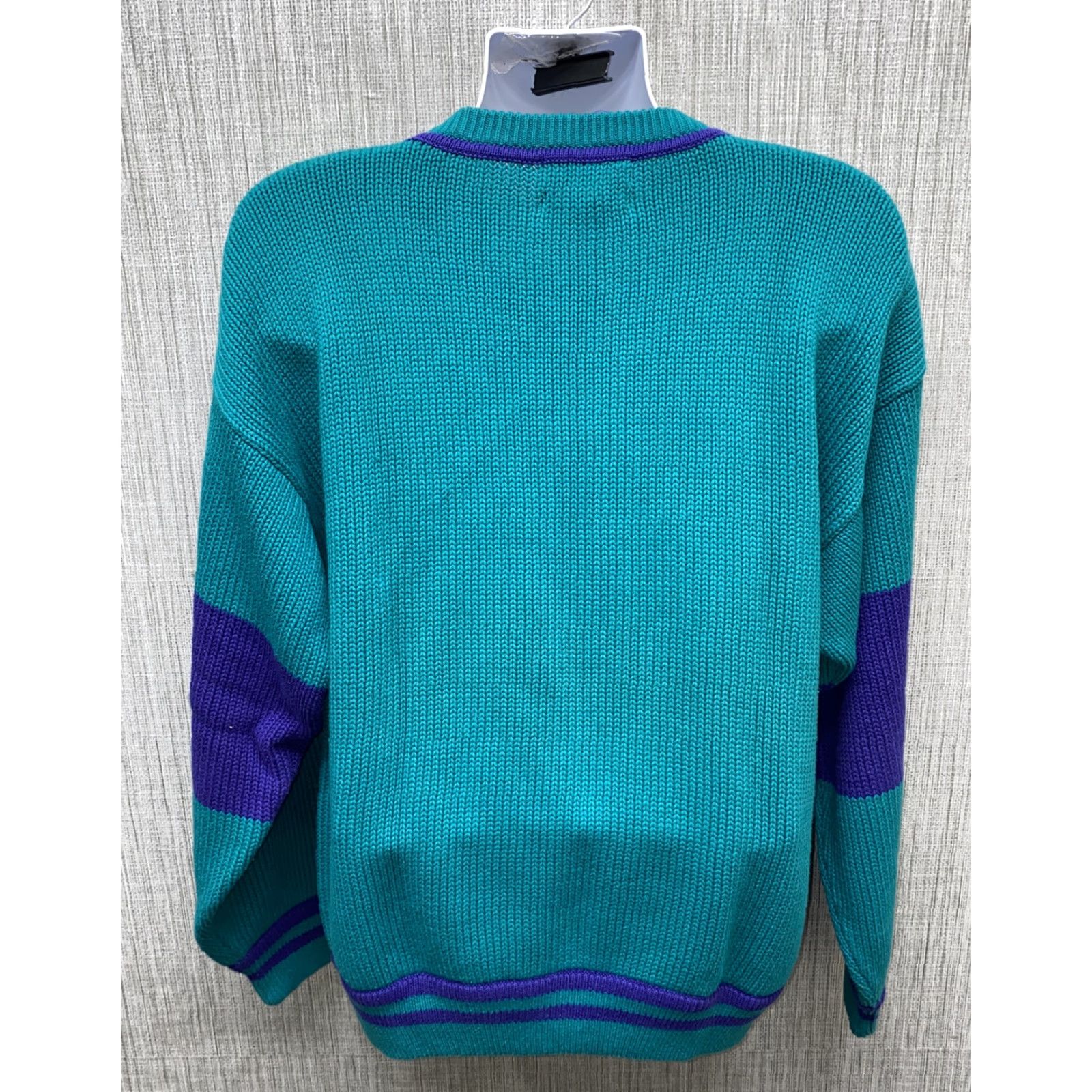 Gant VINTAGE GANT Varsity Cave Canum Crewneck Graphic Sweater Mens XL Green/Purple Crewneck Size XL Size US XL / EU 56 / 4 - 6 Thumbnail