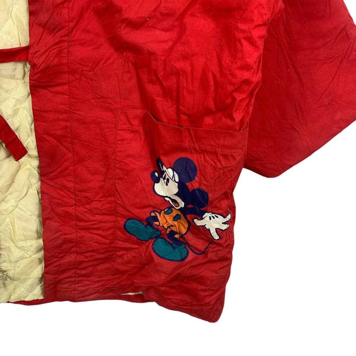 Disney Vintage DISNEY MICKEY MOUSE Kimono Japan Quilted Jacket Coat Size M / US 6-8 / IT 42-44 - 9 Thumbnail