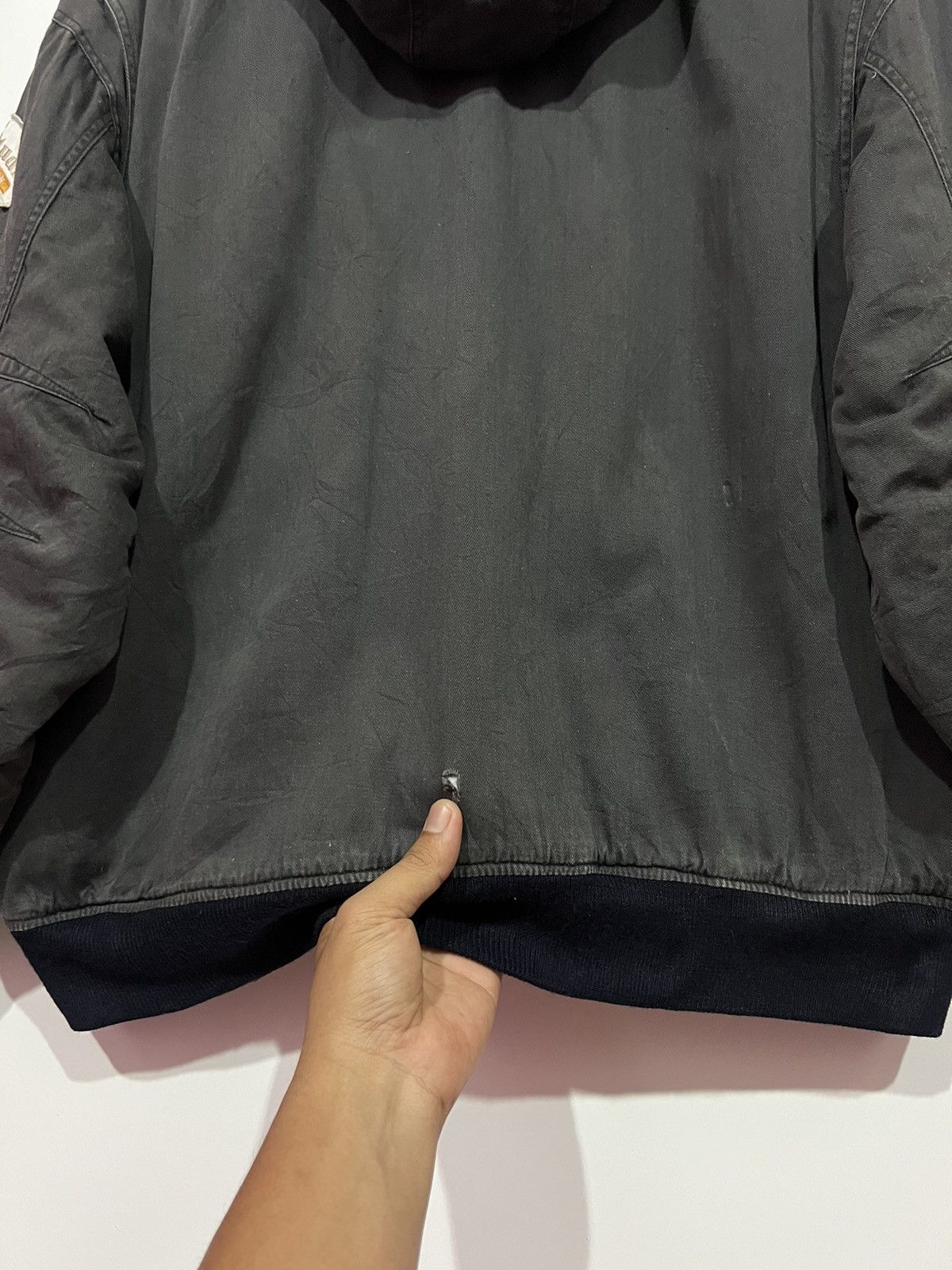 Japanese Brand 🔥 PRACT STUDIO SUNFADED BOMBER HOODED - L Size US L / EU 52-54 / 3 - 10 Thumbnail