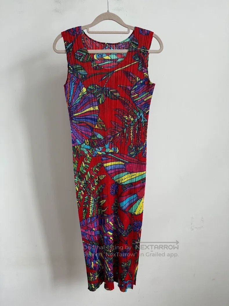 Issey Miyake Issey Miyake Rainforest Butterfly Dress Size L / US 10 / IT 46 - 1 Thumbnail
