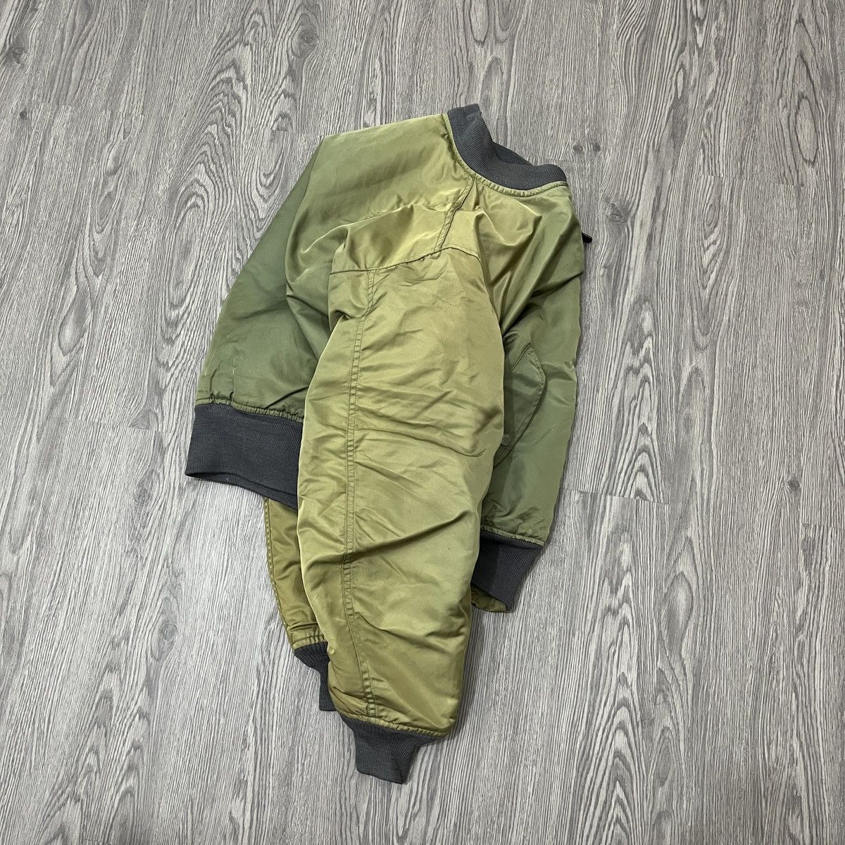 Alpha Industries Crazy Sunfaded Greenbrier Ind Ma-1 Fly Bomber Jacket Size US M / EU 48-50 / 2 - 13 Thumbnail