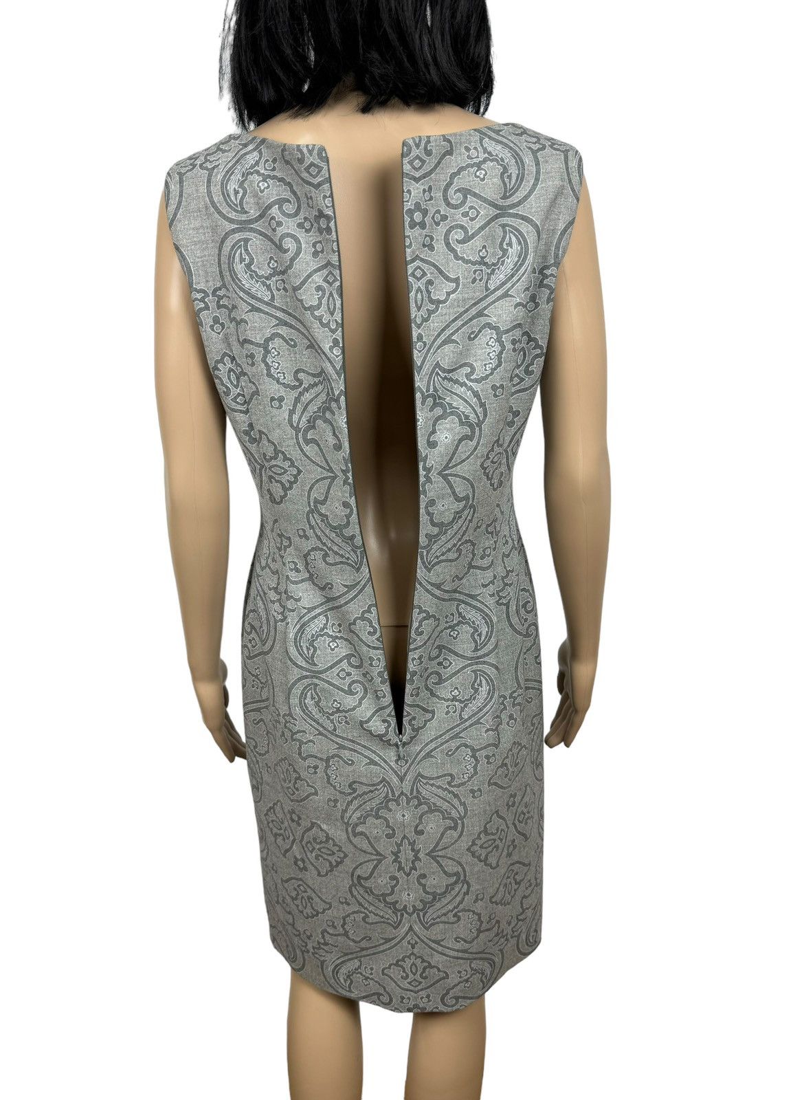 Escada × Vintage Escada Margaretha Ley Wool Dress Printed size L Size L / US 10 / IT 46 - 16 Thumbnail
