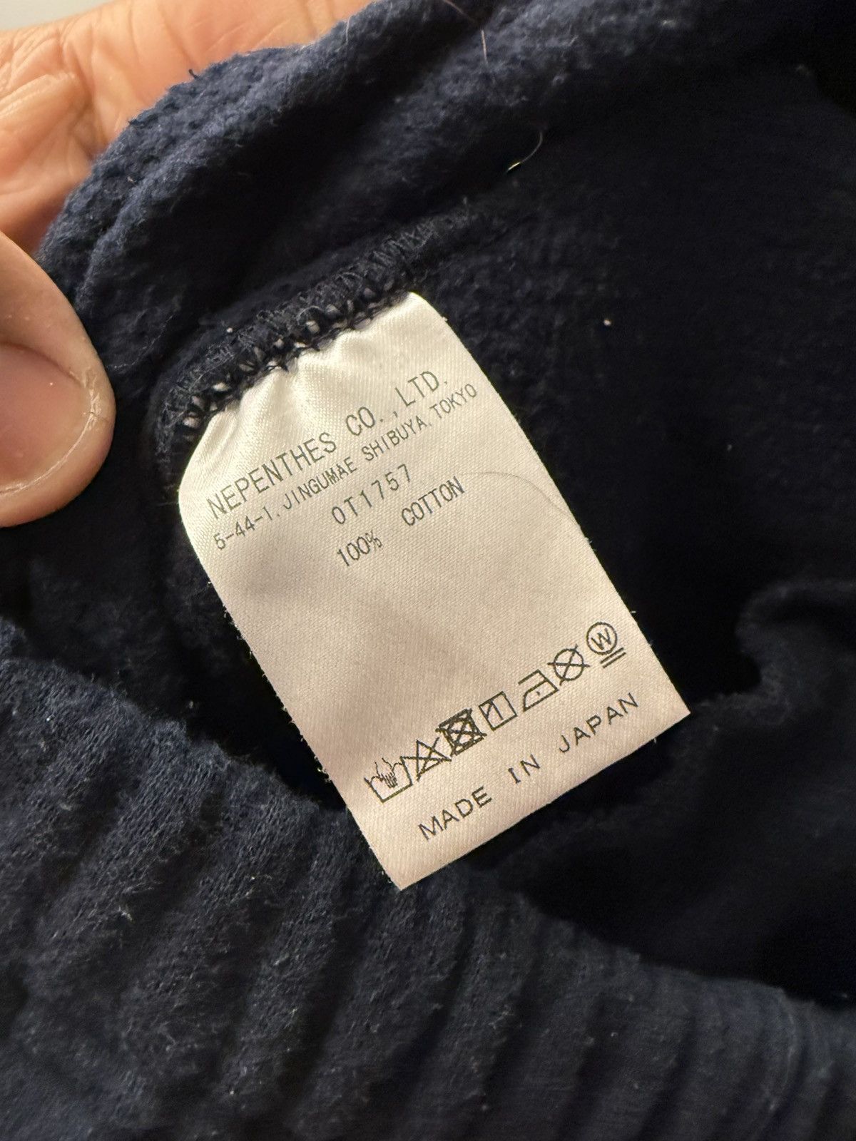 HIDDEN × Needles Needles Hidden NY Pixel Butterfly Sweatpants in Navy Medium Size US 34 / EU 50 - 10 Thumbnail