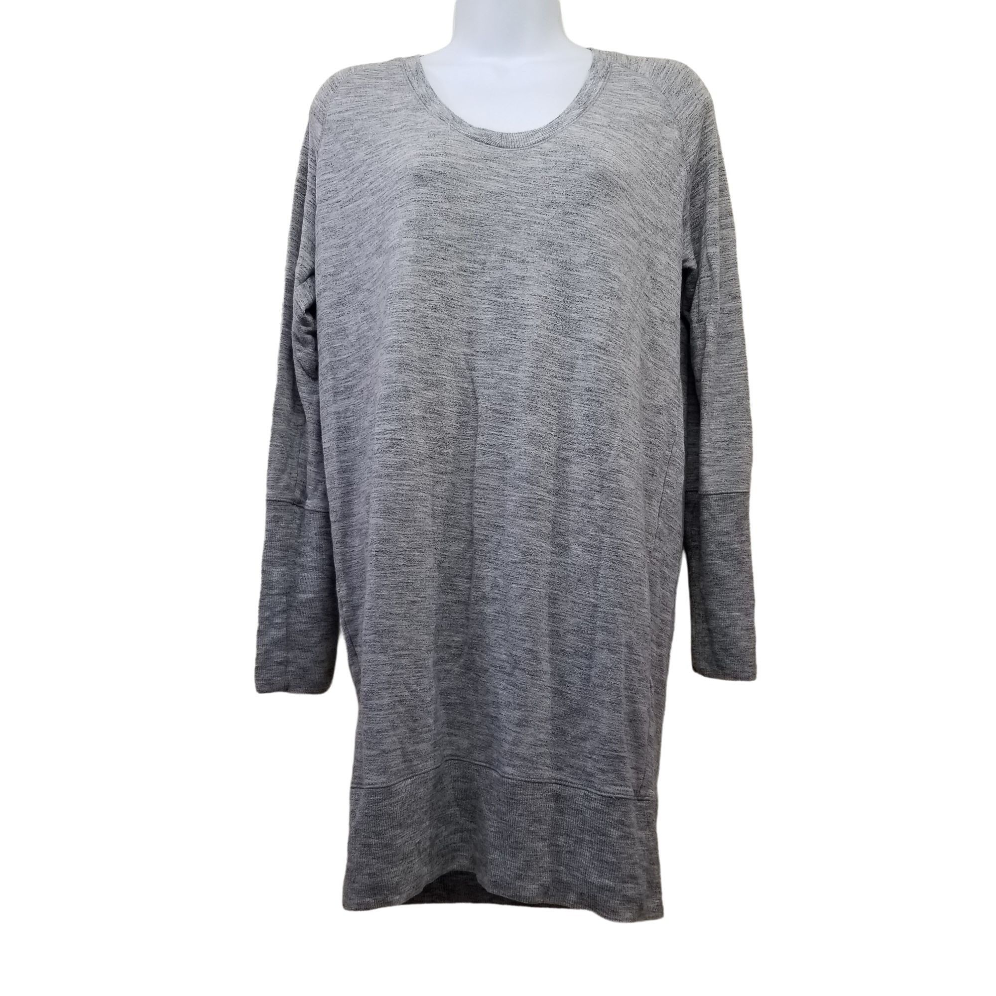 Athleta Athleta XS Gray Stretch Sweatshirt Dress Athleisure Athletic Size XS / US 0-2 / IT 36-38 - 2 Thumbnail