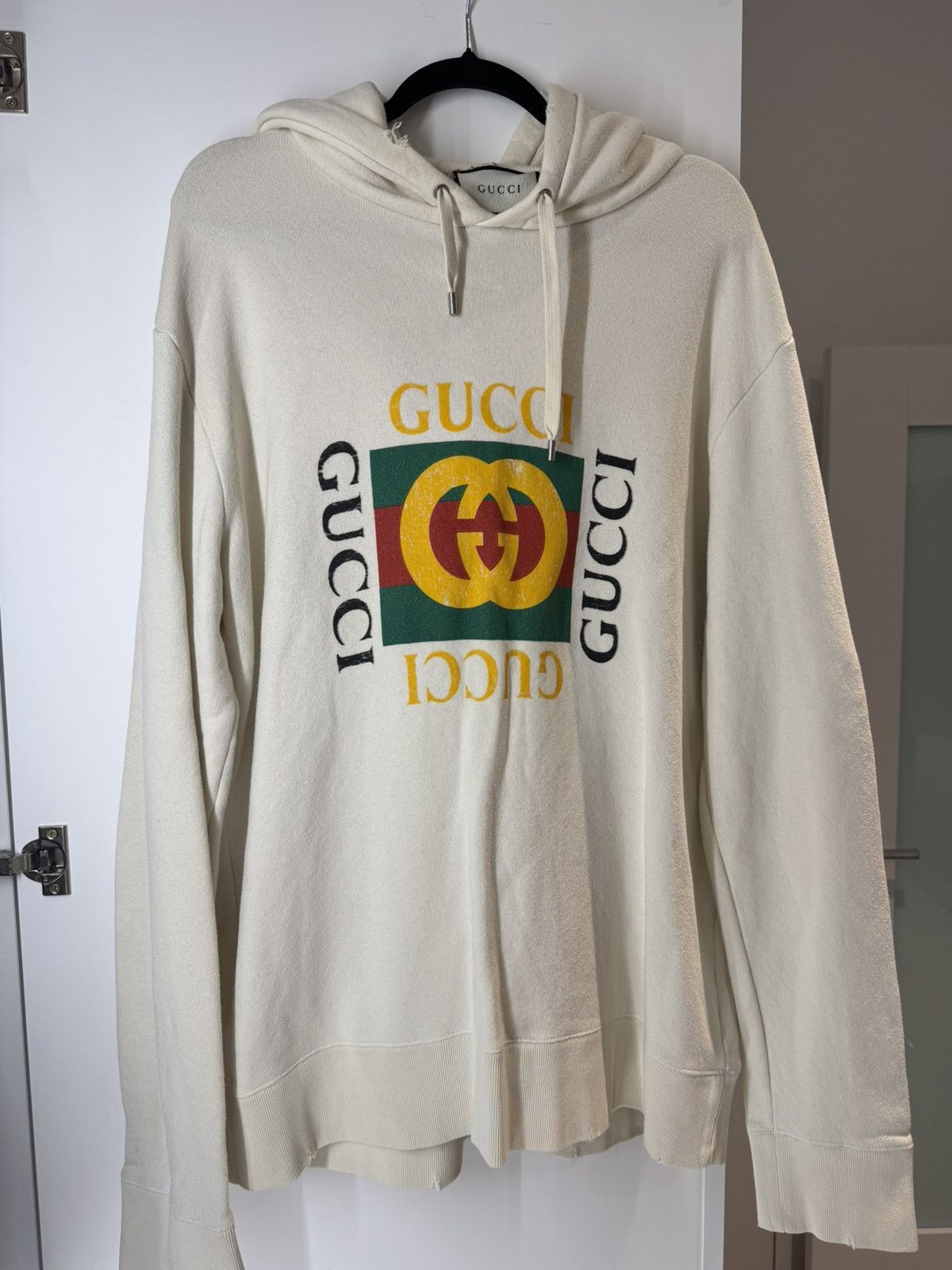 Gucci Gucci Classic Logo Hoodie Size US XL / EU 56 / 4 - 3 Thumbnail