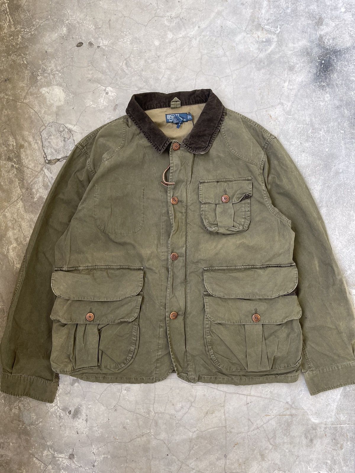 Polo Ralph Lauren × RRL Ralph Lauren × Ralph Lauren Vintage Polo Ralph Lauren Hunting Jacket Size US XL / EU 56 / 4 - 15 Thumbnail