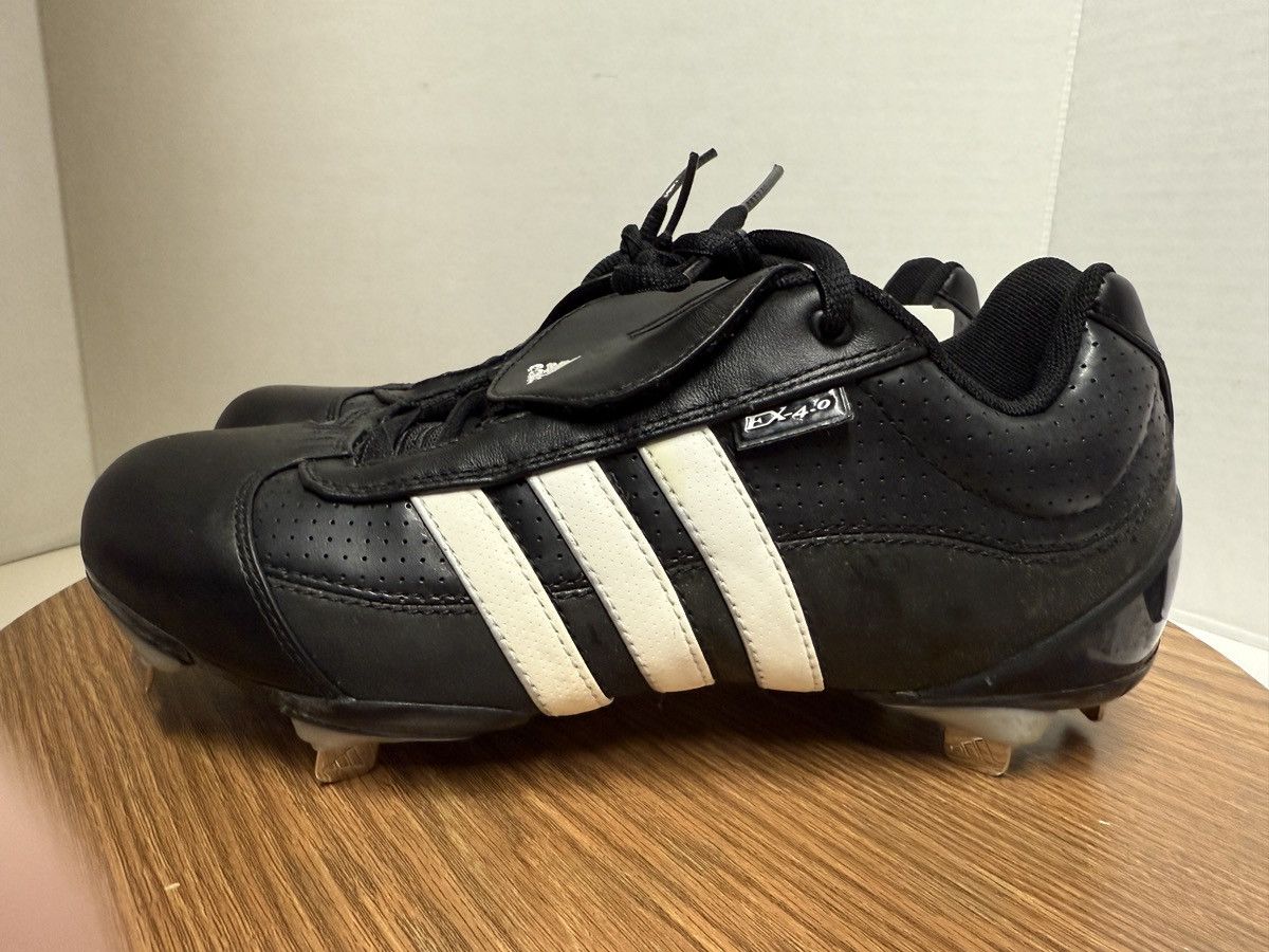 Adidas Adidas Excelsior Black EX4.0 Baseball Softball Metal Cleats Size US 7 / EU 40 - 2 Thumbnail