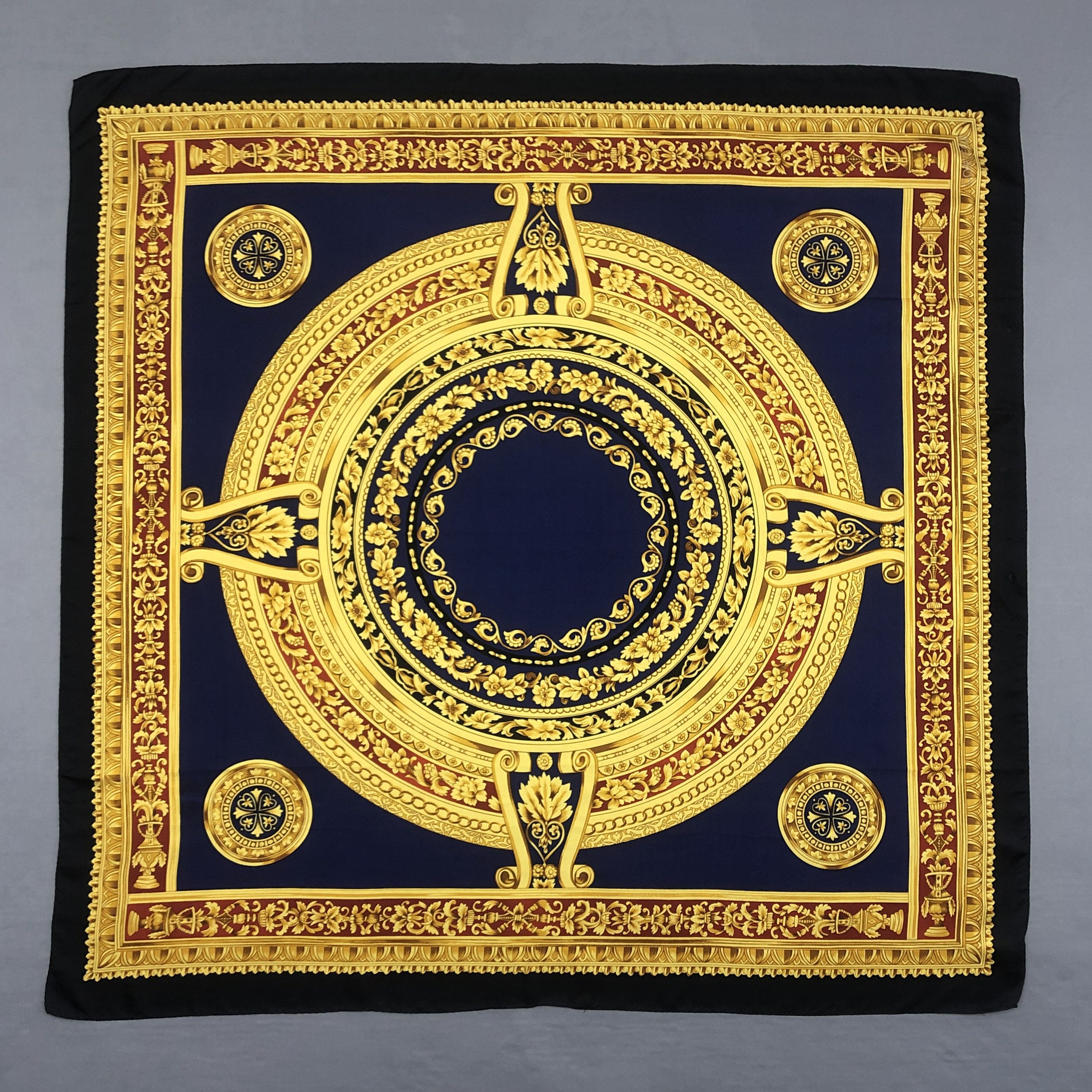 Japanese Brand Vintage Marcogalo SILK Scarf Twill Stole Wraps Scarves Size ONE SIZE - 1 Thumbnail