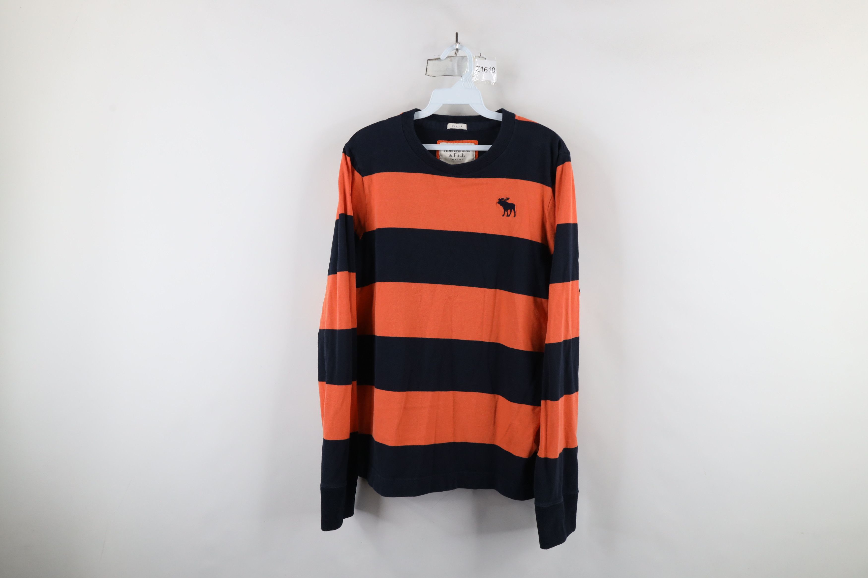 Abercrombie & Fitch × Vintage Vintage Abercrombie & Fitch Long Sleeve T-Shirt Cotton Size US L / EU 52-54 / 3 - 1 Thumbnail