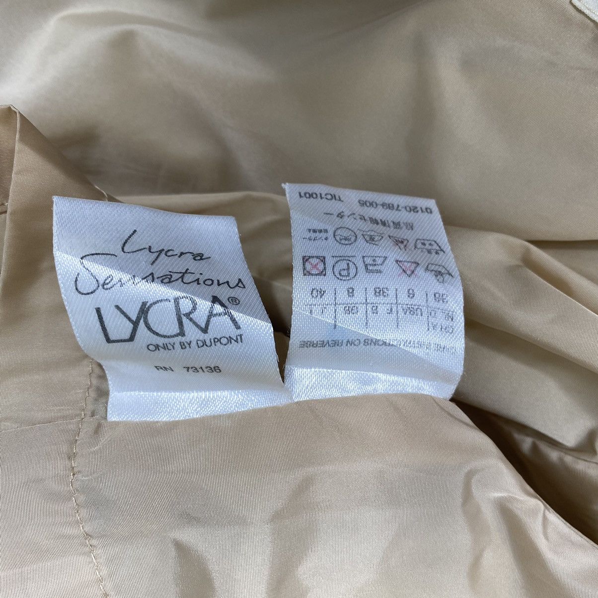 Max Mara S MAX MARA Italy Designer Lycra Plain Cream Coat Size M / US 6-8 / IT 42-44 - 6 Thumbnail