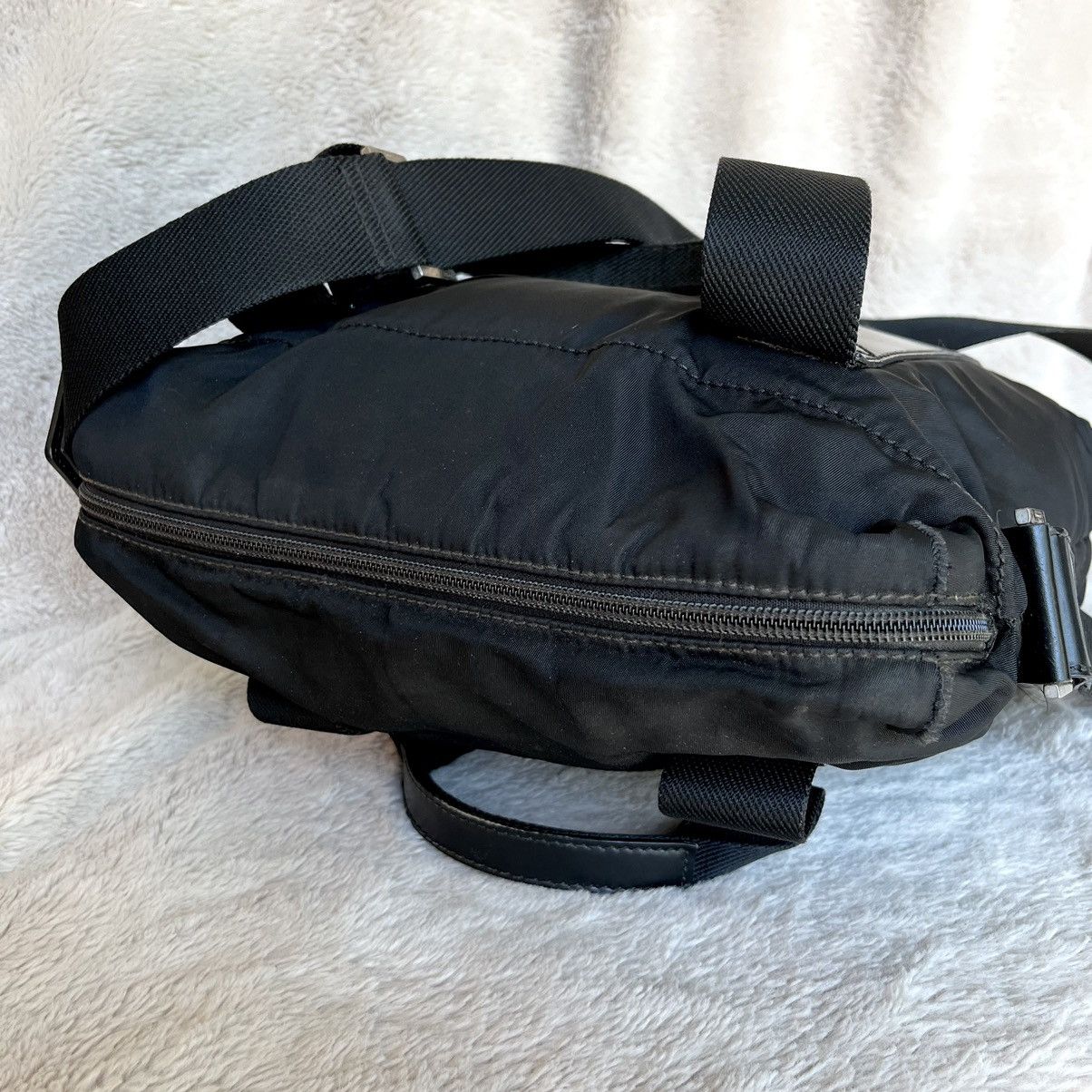 Salvatore Ferragamo Salvatore Ferragamo Unisex Black 2-Way Messenger Bag Size ONE SIZE - 10 Thumbnail