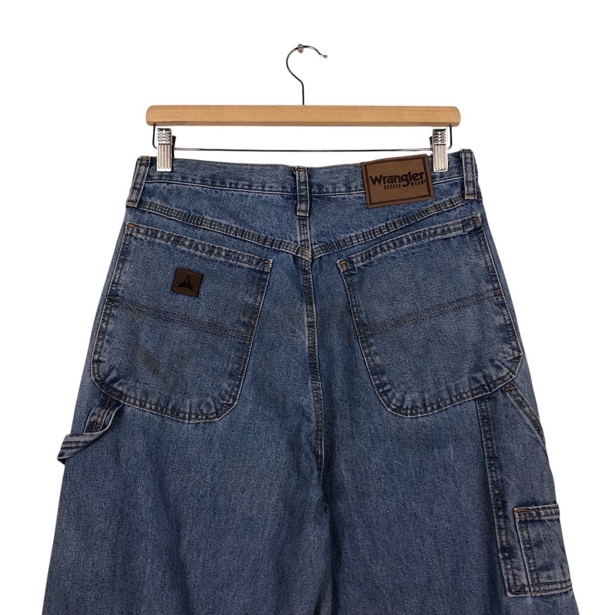 Japanese Brand × Vintage 📌Vintage Wrangler Denim Jeans Worker Wear Issey Miyake Size US 32 / EU 48 - 12 Thumbnail