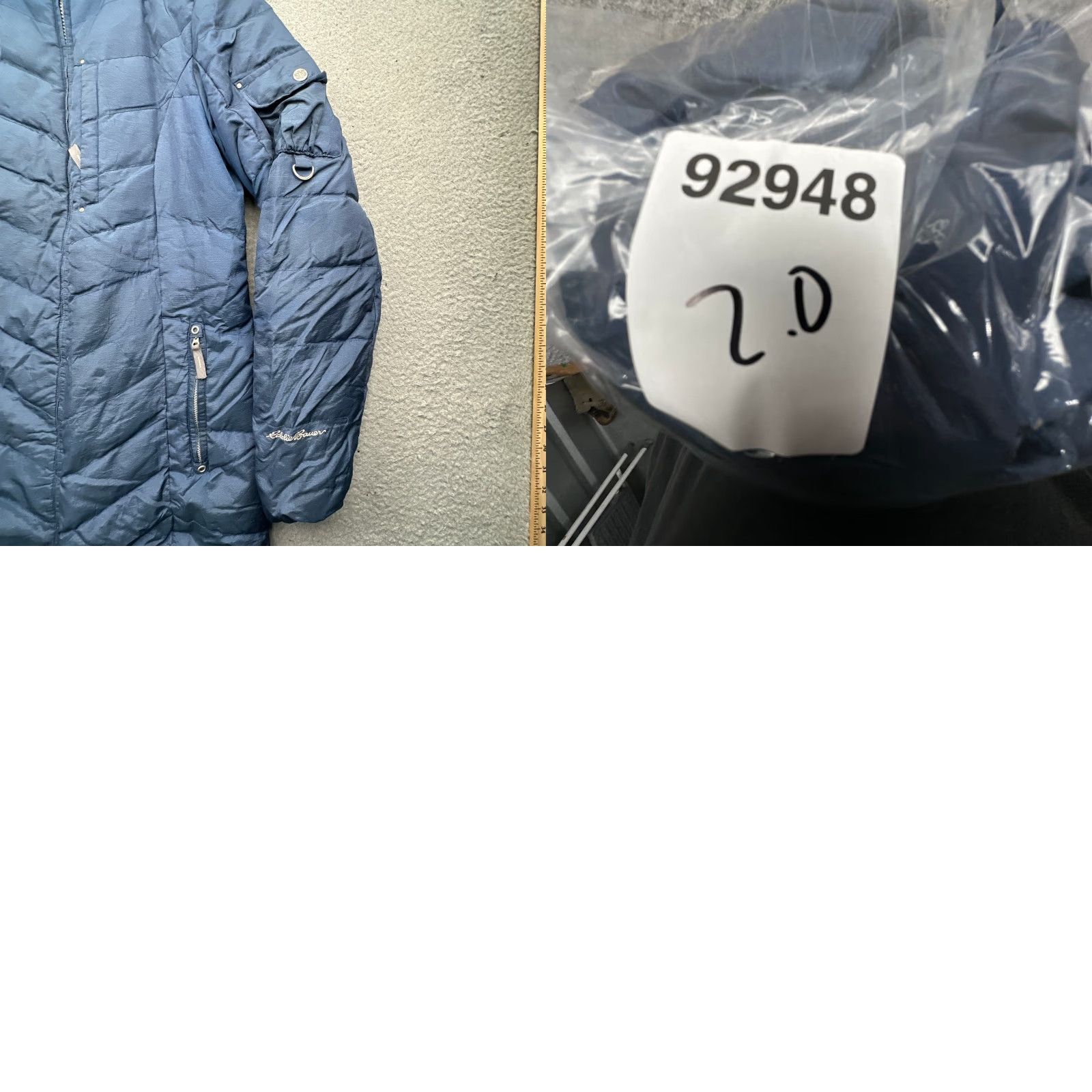 Eddie Bauer VINTAGE Eddie Bauer Sun Valley Goose Down Parka Jacket Women XS Blue 650 Fill NO HOOD Puffer Coat Boys Girls Mens Womens Size XS / US 0-2 / IT 36-38 - 9 Thumbnail