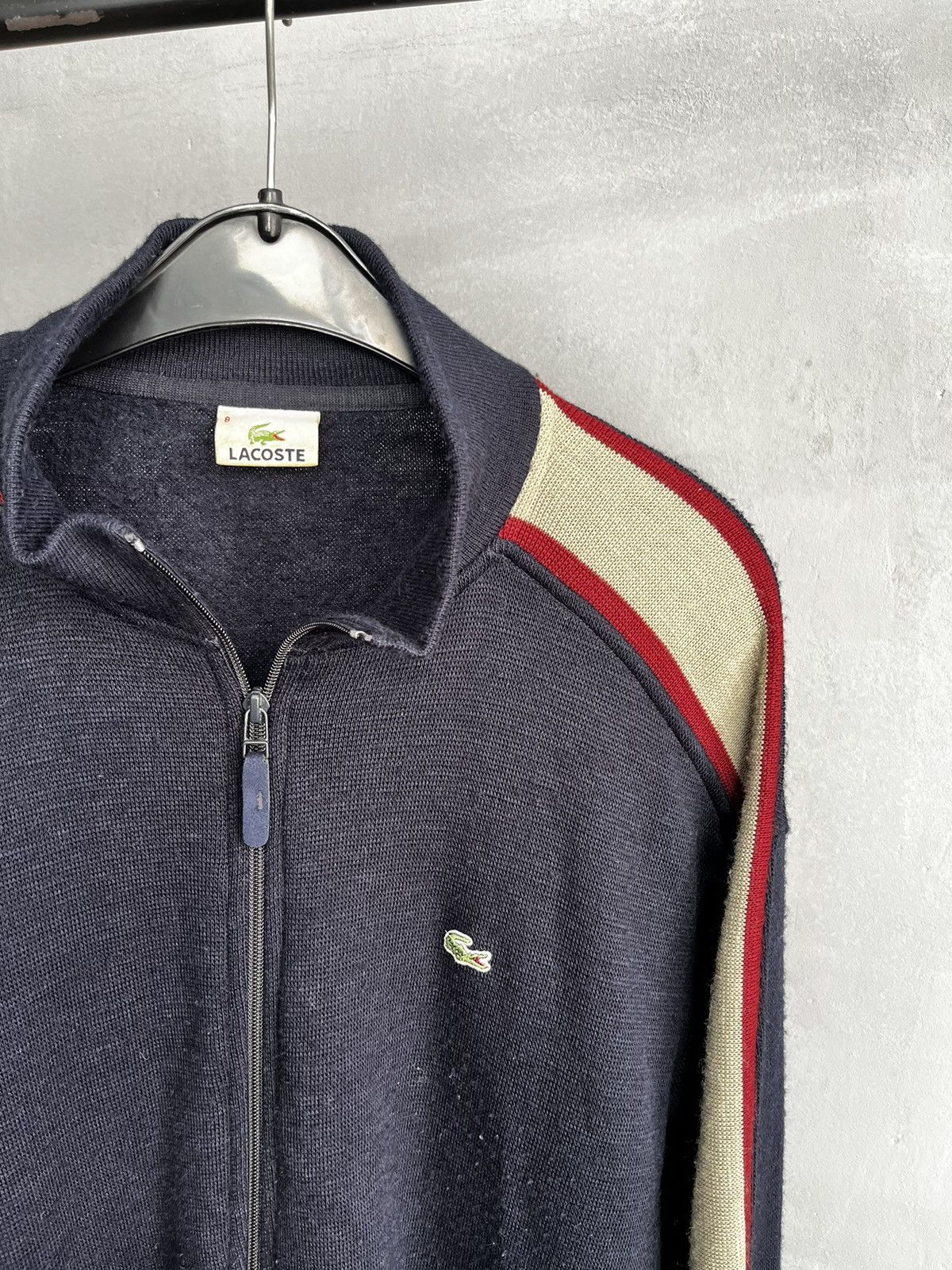 Lacoste × Vintage Lacoste sweater vintage Size US XXL / EU 58 / 5 - 2 Thumbnail