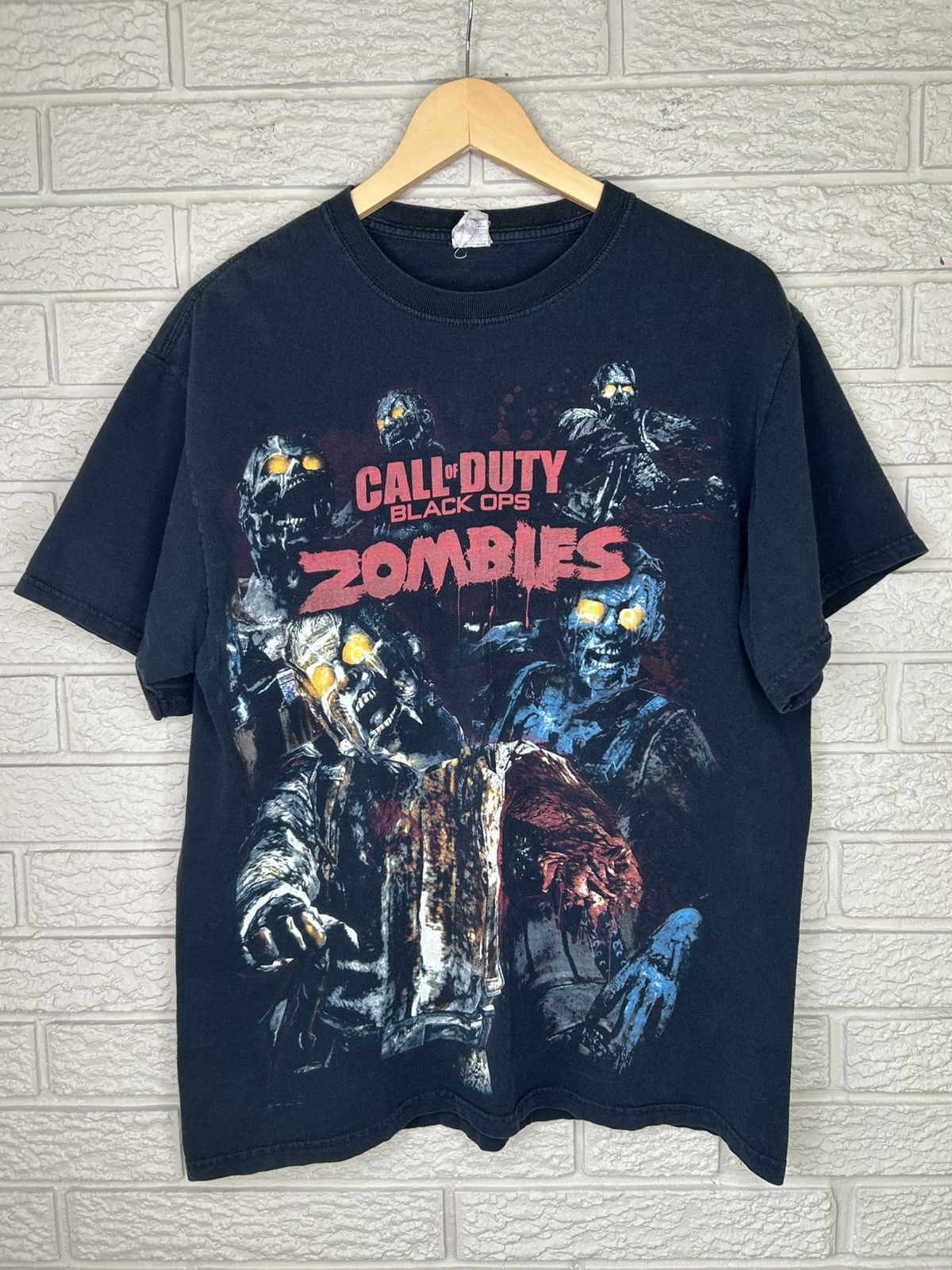 Vintage Call Of Duty Black Ops Zombies Promo T Shirt