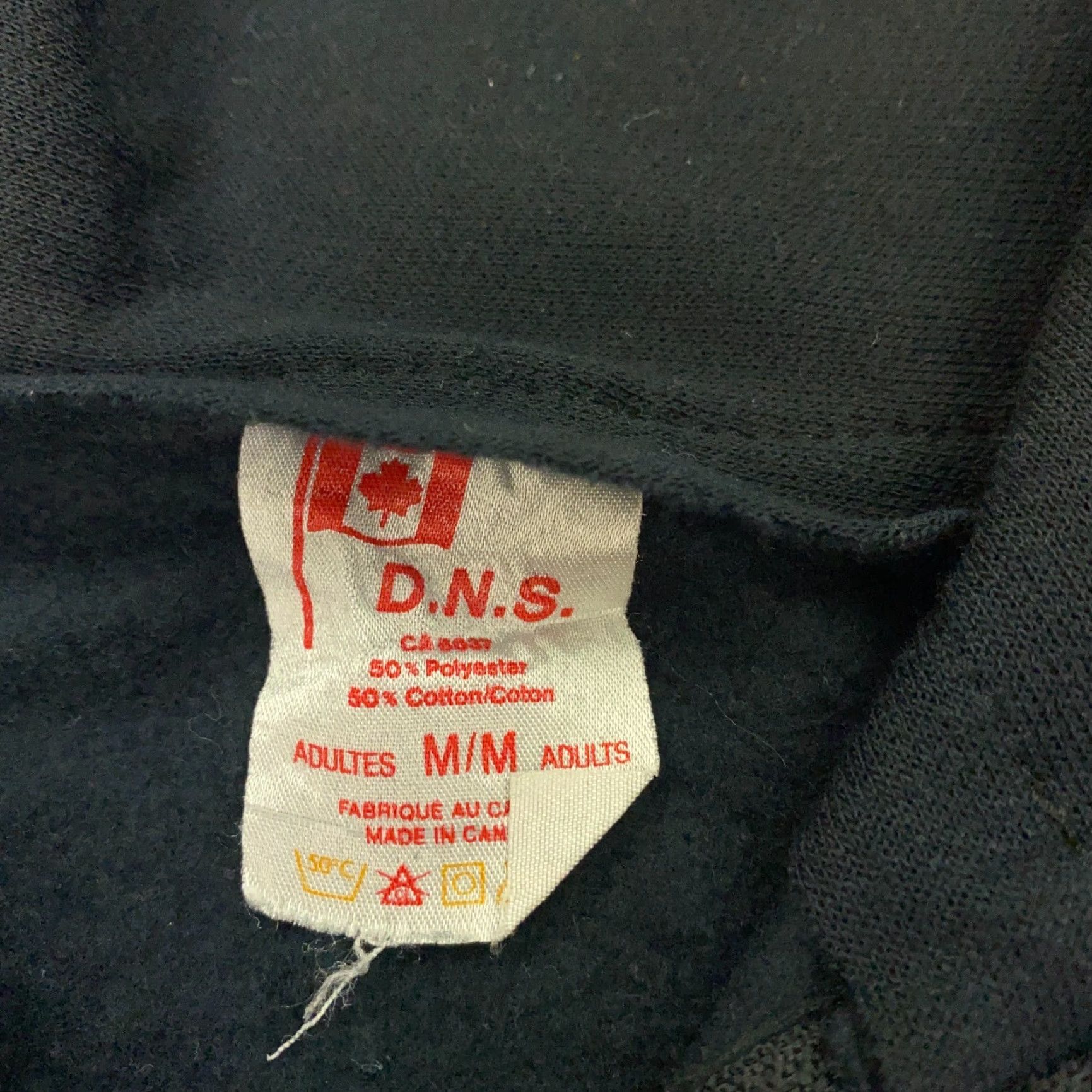 Vintage DNS Canada Banff Mens Shirt M Black Long Sleeve Mock Neck 1/4 Zip Jersey Cotton Polyester Fall Spring Summer Winter Mens Size US M / EU 48-50 / 2 - 4 Thumbnail